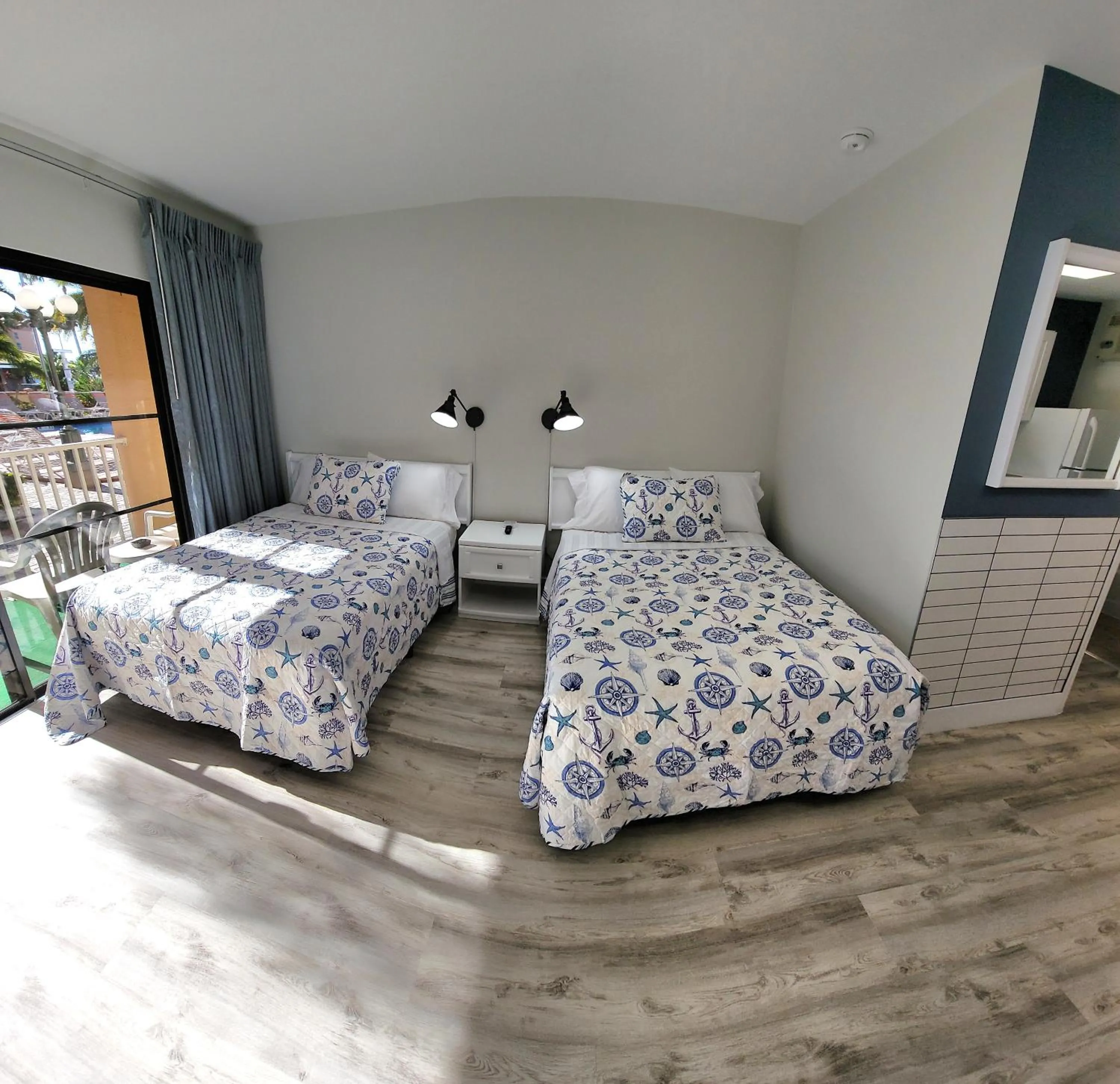 Bed in Satellite Motel