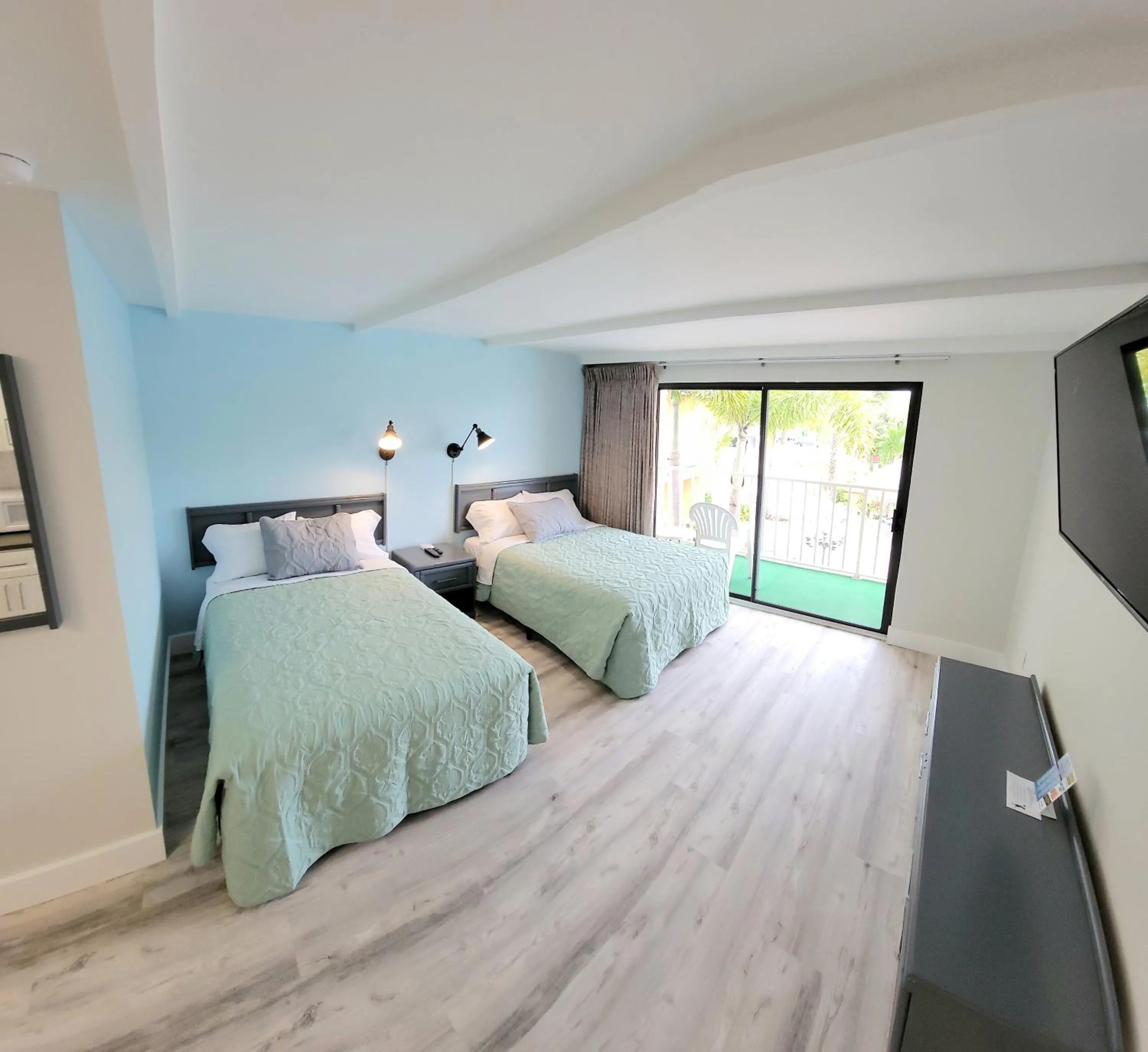 Bed in Satellite Motel