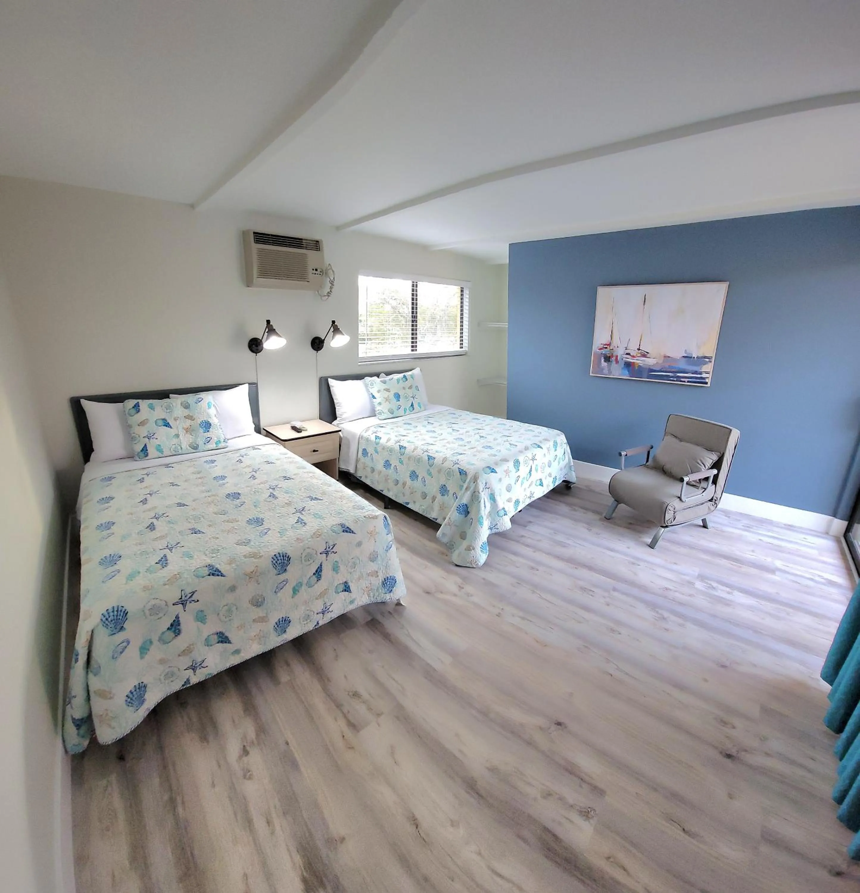 Bed in Satellite Motel