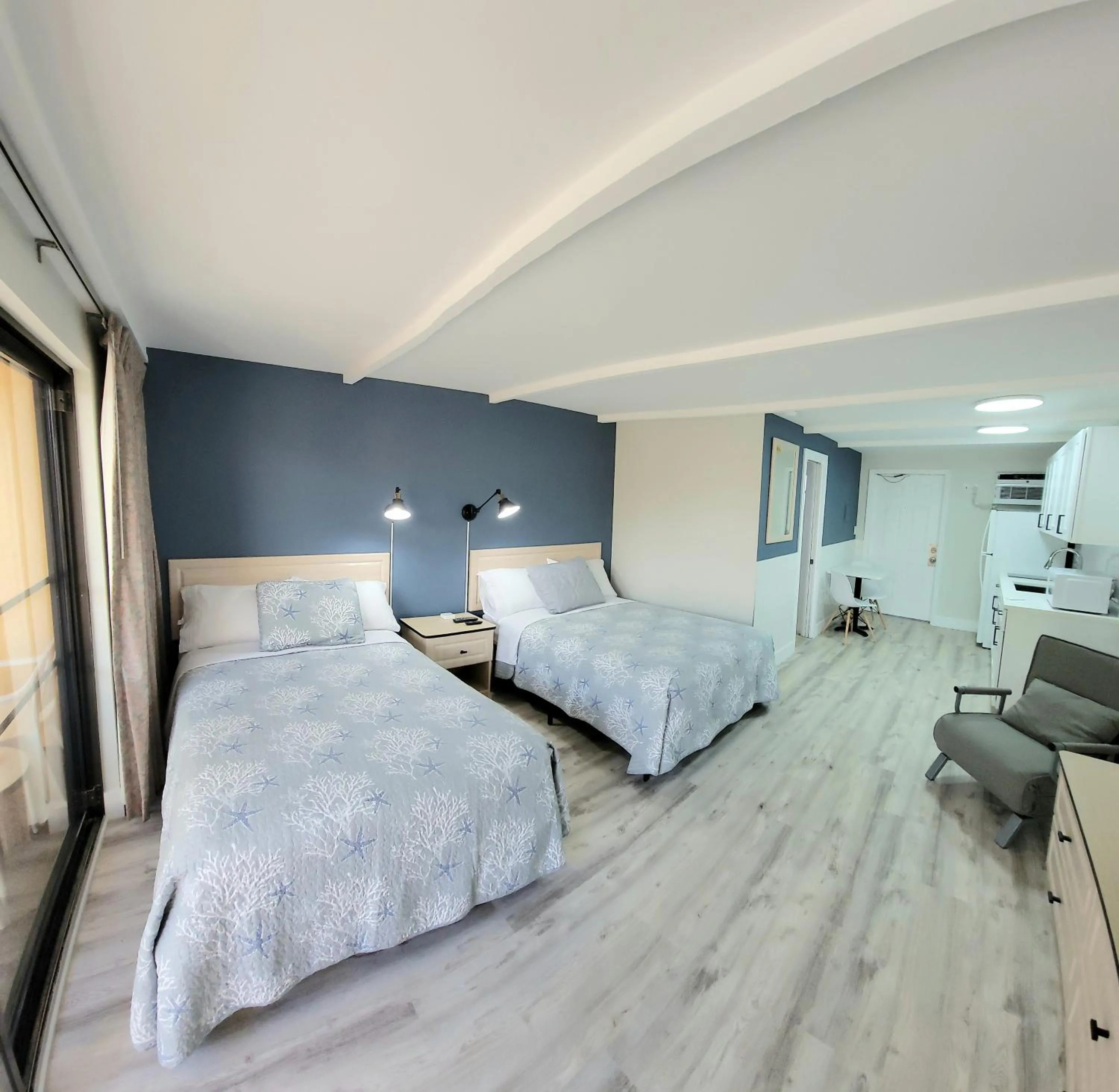 Bed in Satellite Motel