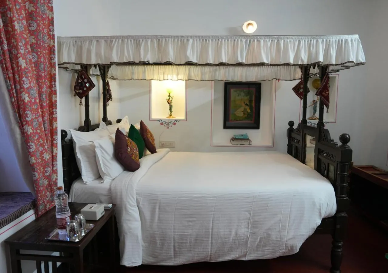 Bed in Little Garden Guest House