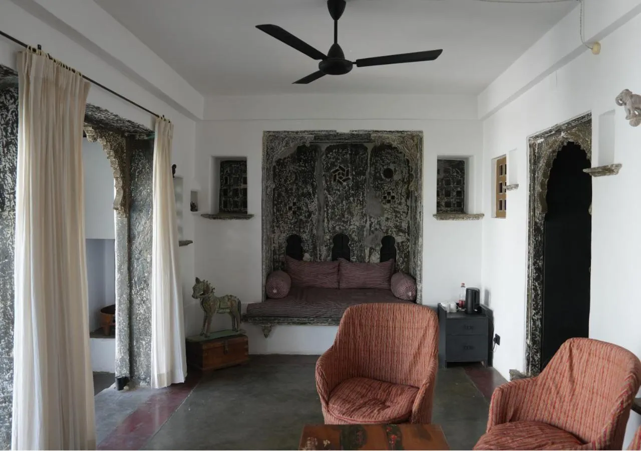 Living room in Little Garden Guest House