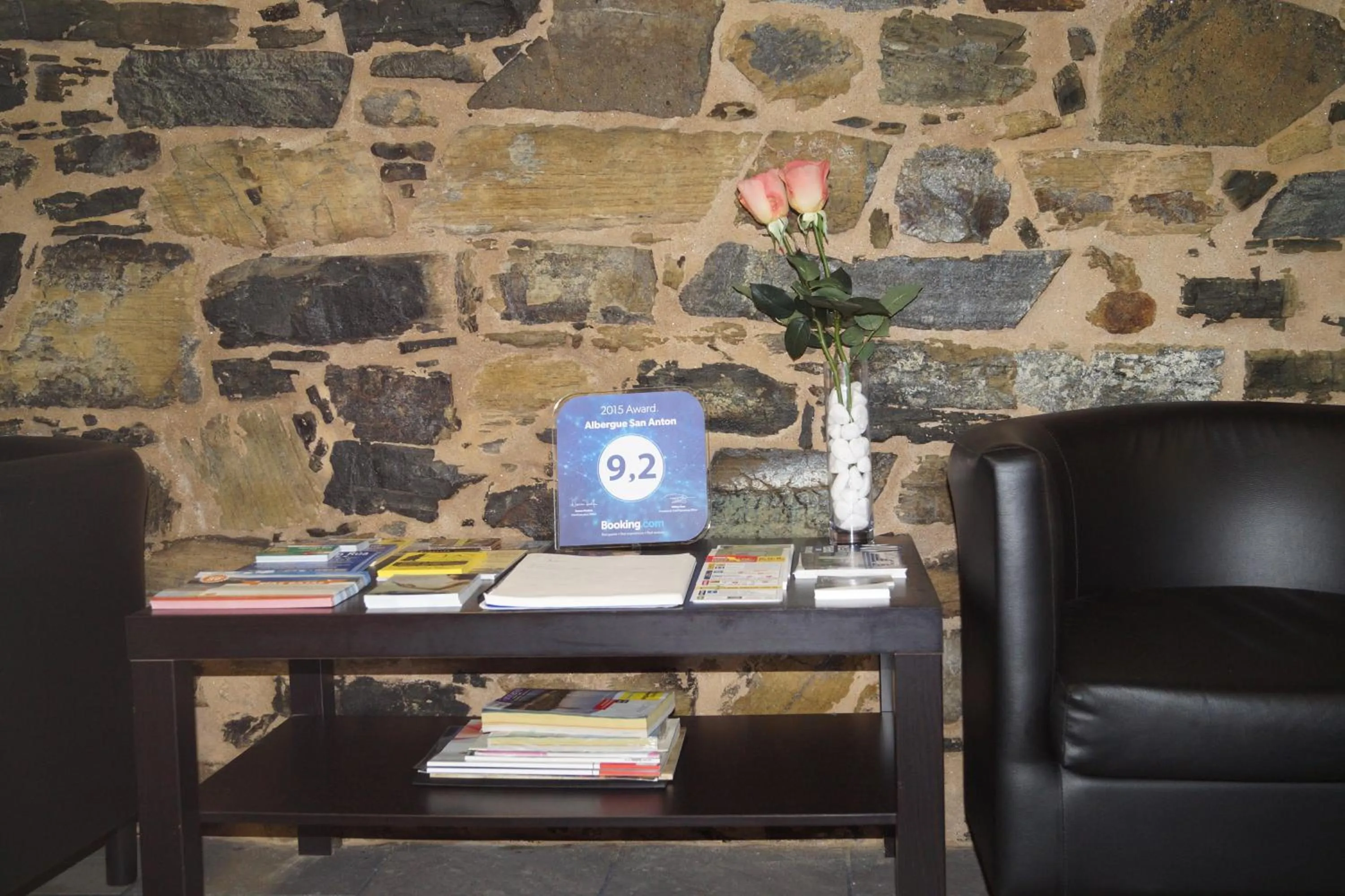 Decorative detail in Albergue San Anton