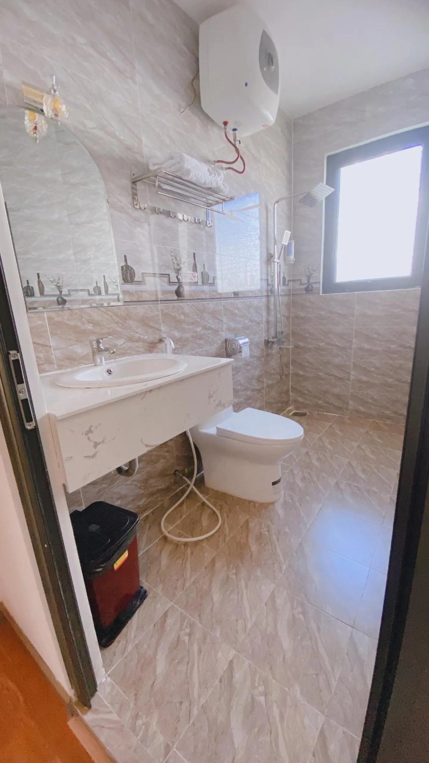 Bathroom in Minh Quan Hotel