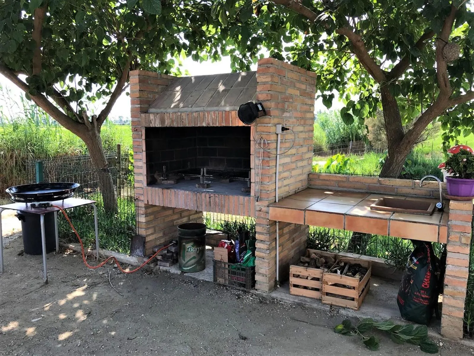 BBQ facilities in Paradise Ebro 2