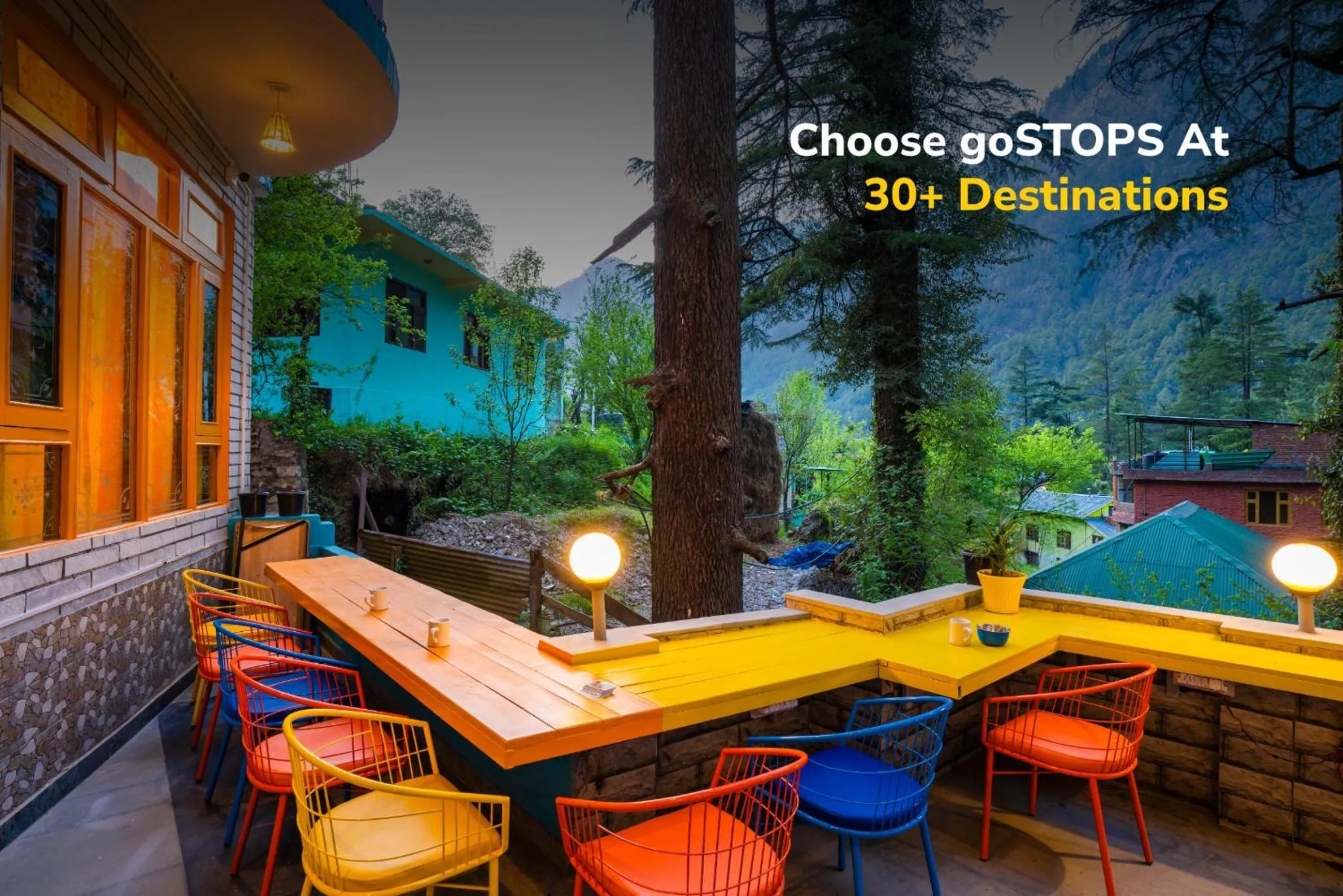 View (from property/room) in goSTOPS Kasol