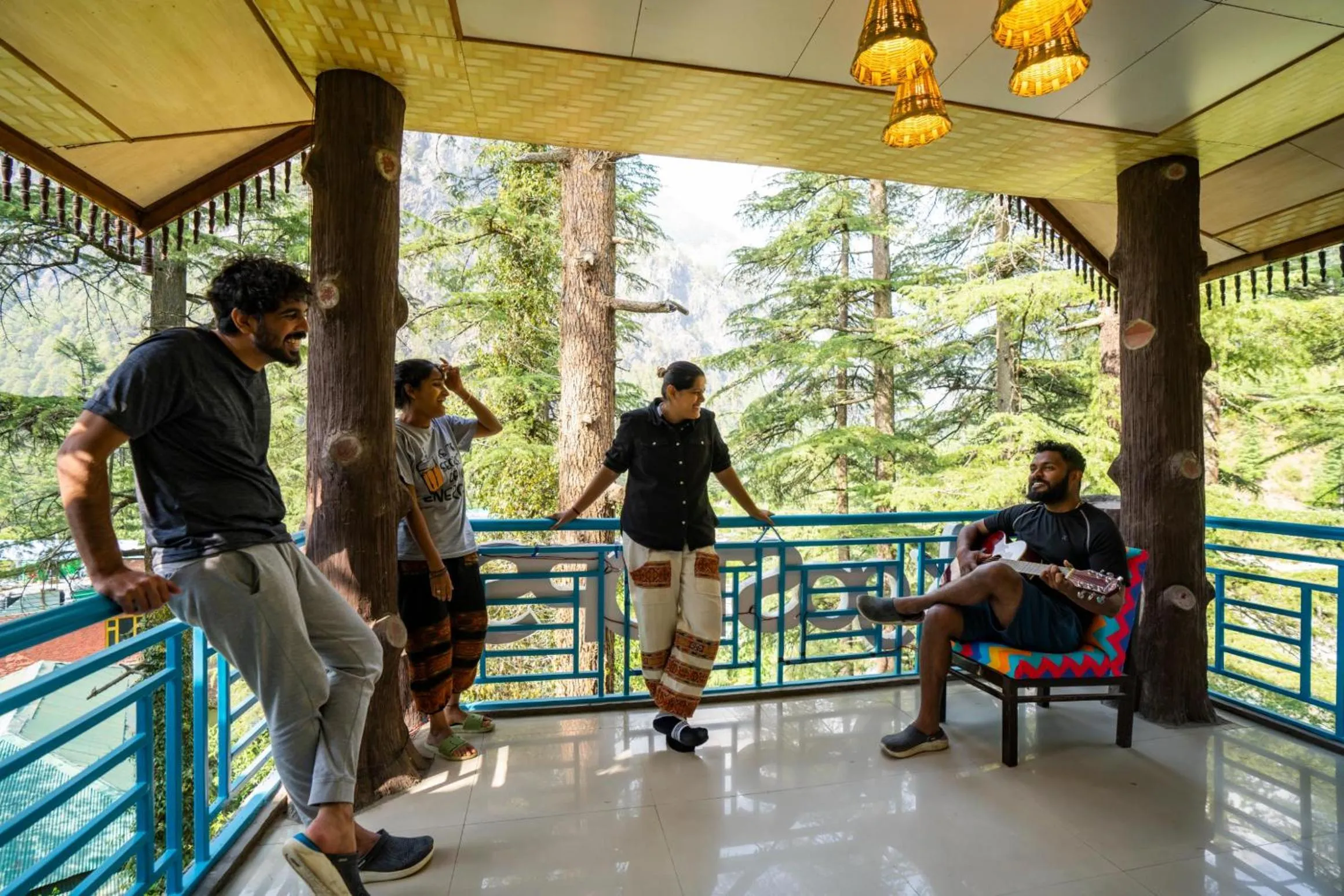 View (from property/room) in goSTOPS Kasol
