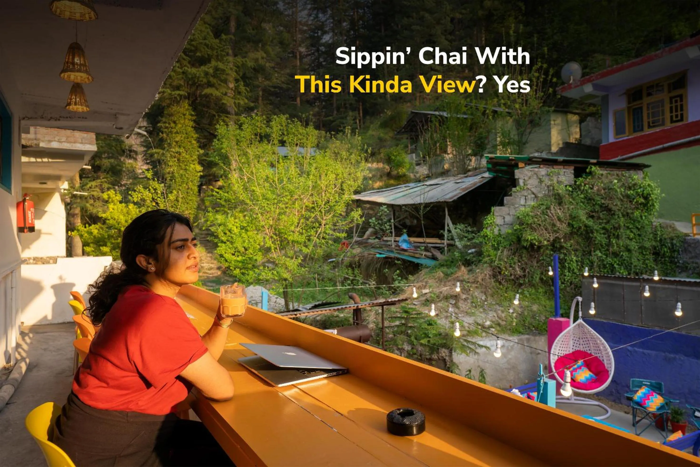 View (from property/room) in goSTOPS Kasol