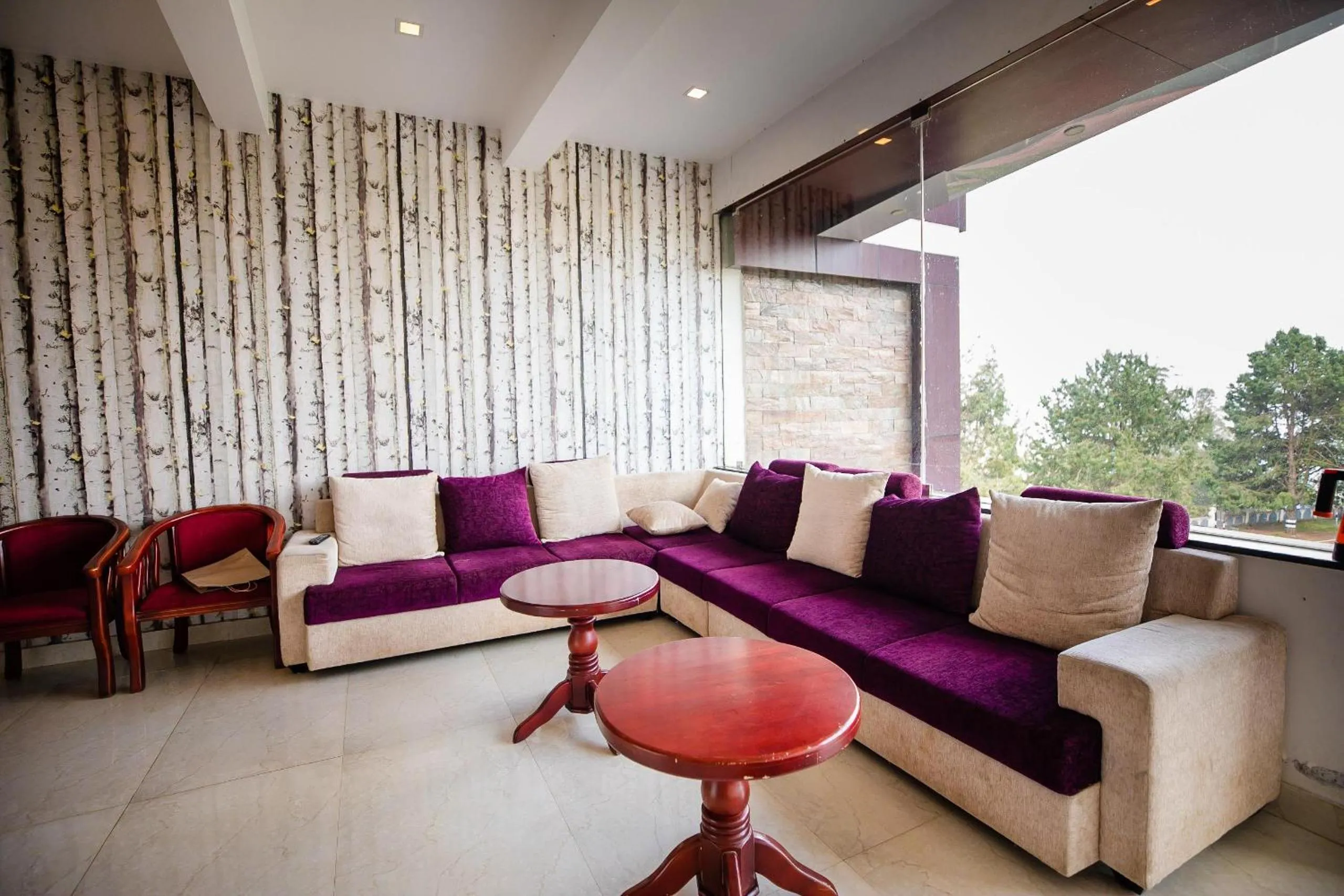 Seating area in Vista Suites Doddabetta Ooty By Bestinn Leisure