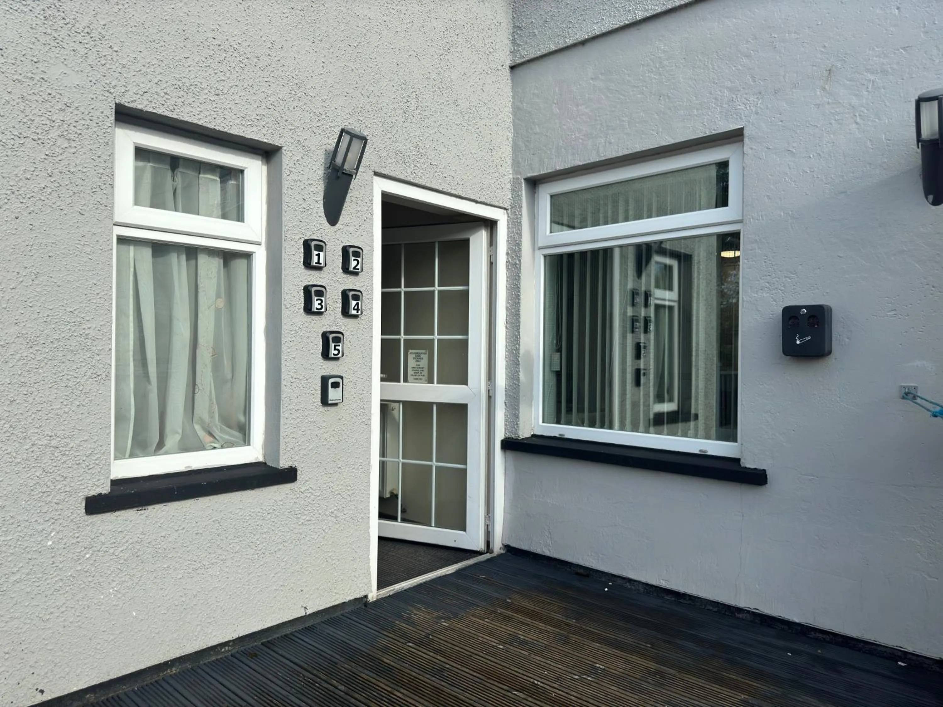Property building in The Carpenters Arms Rooms in Broadway, Laugharne