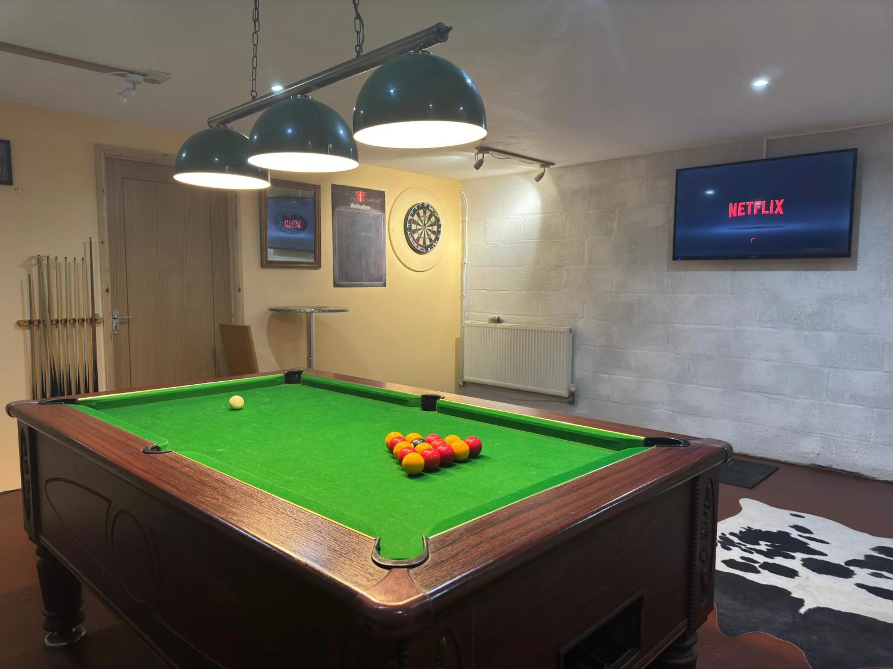 Billiard in The Carpenters Arms Rooms in Broadway, Laugharne