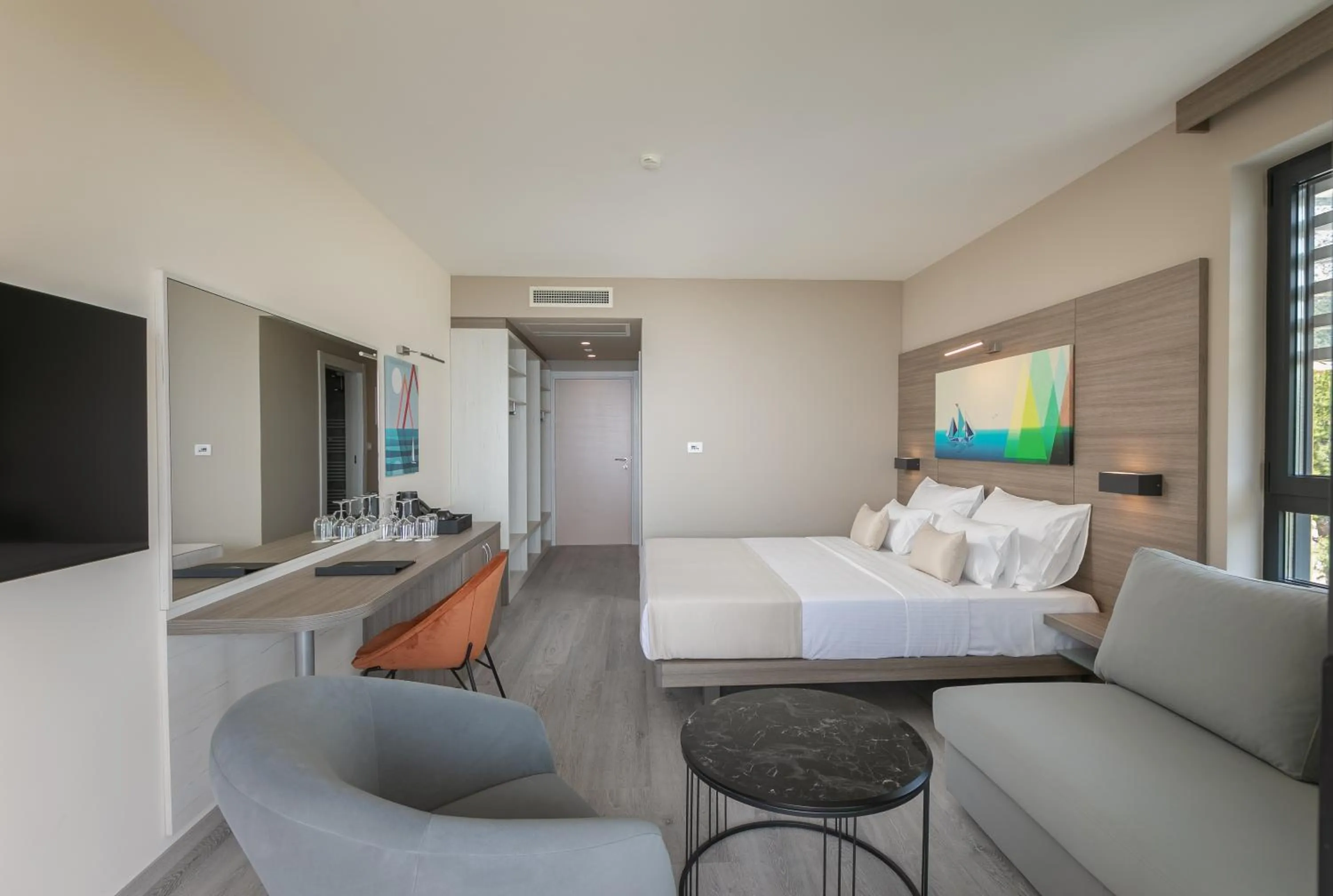 Bed in Hotel Antonio