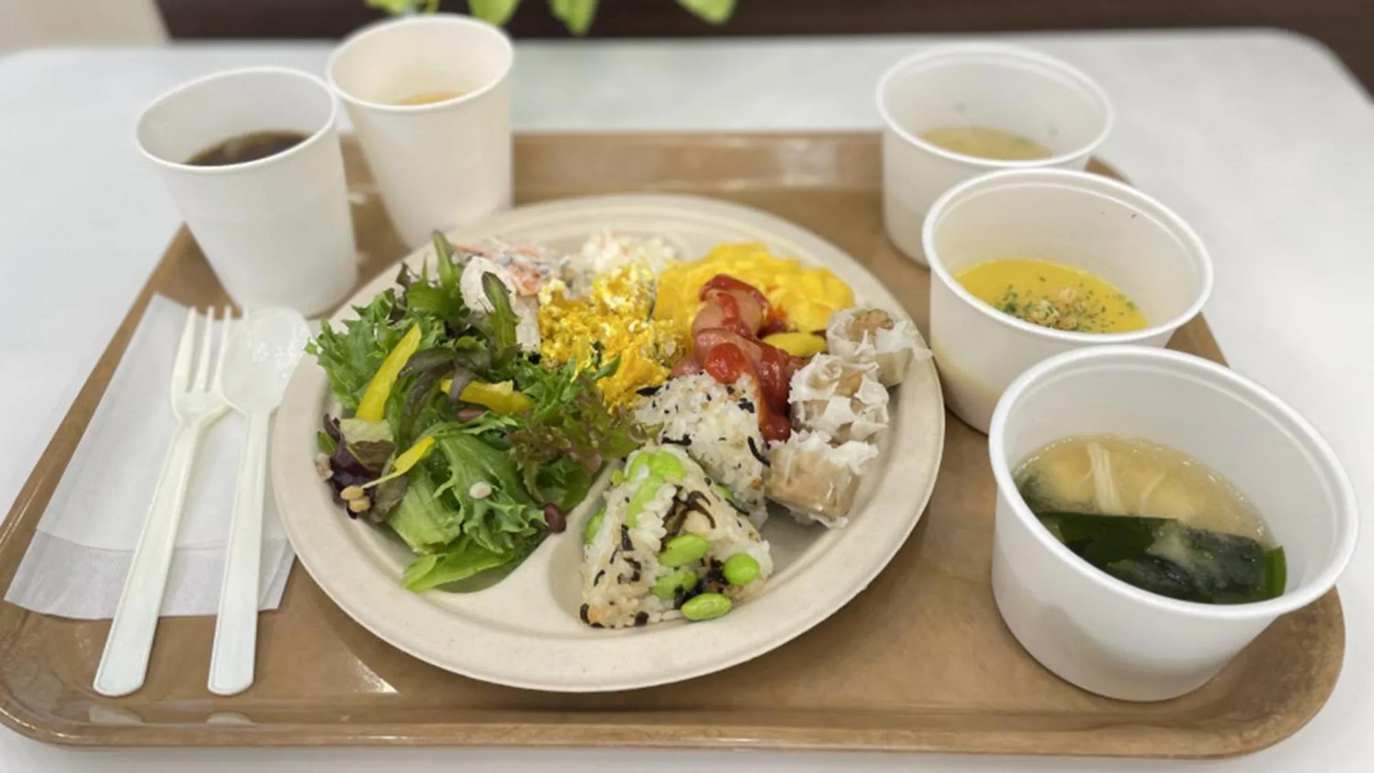 Breakfast in Toyoko Inn Yokohama Shiei-chikatetsu Center Minami-eki