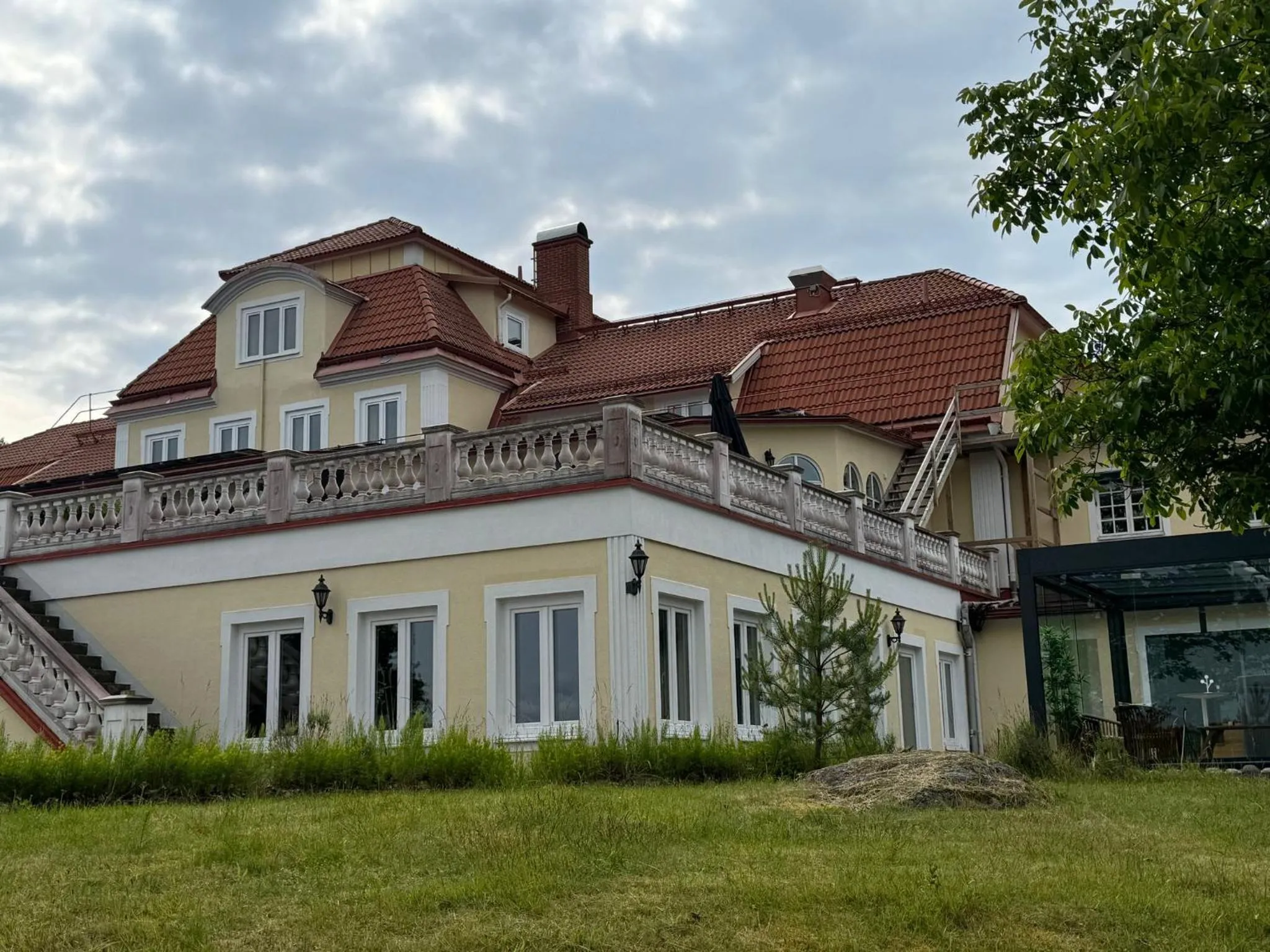 Balcony/Terrace in Möckelsnäs Herrgård