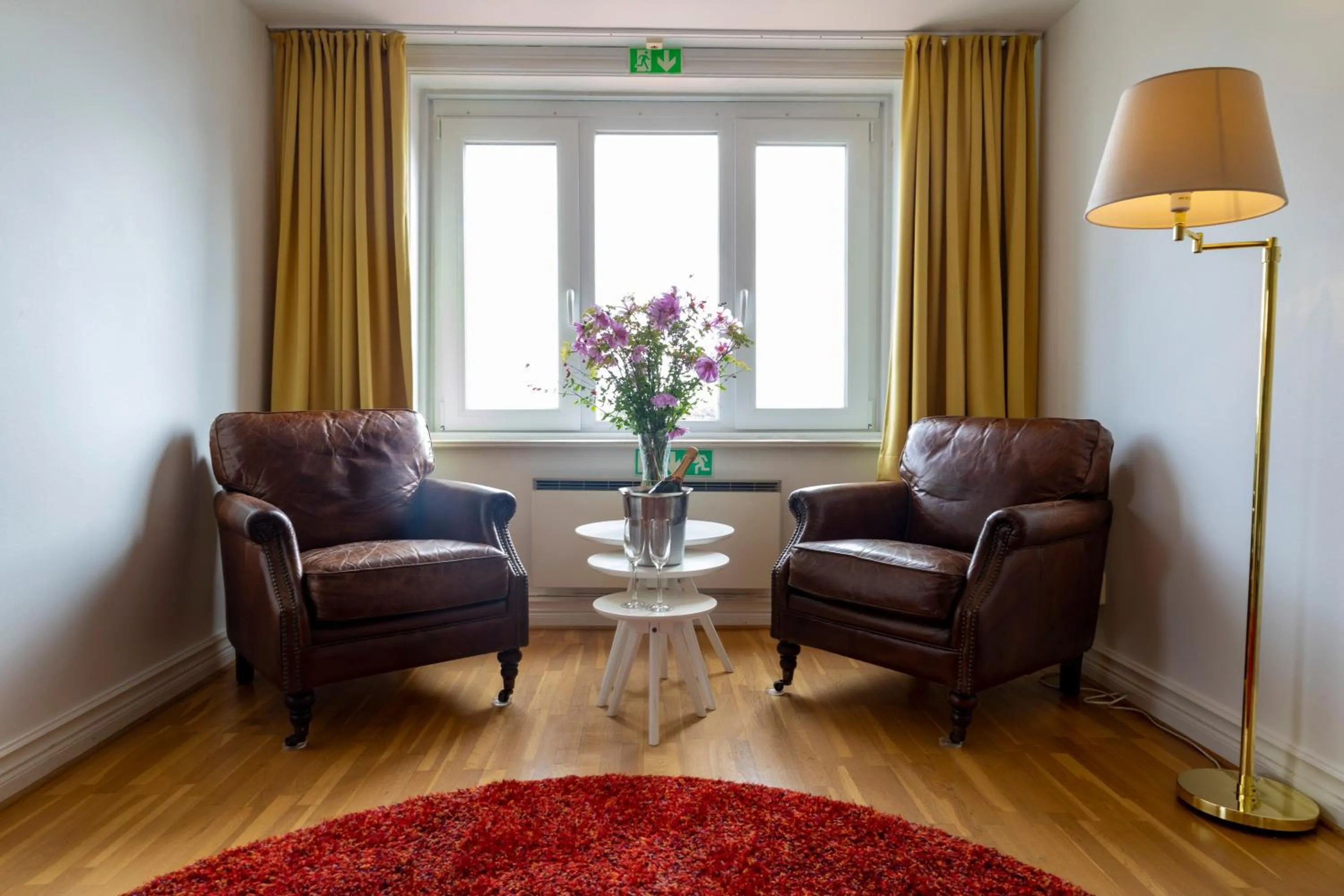 Living room in Möckelsnäs Herrgård