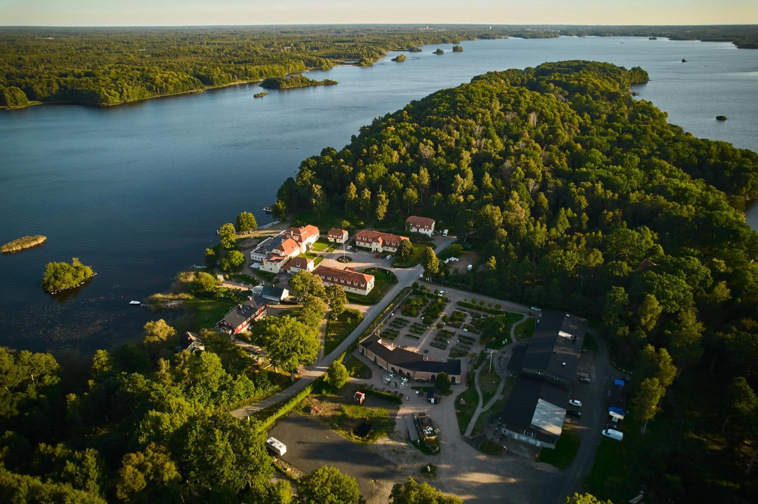 Bird's eye view in Möckelsnäs Herrgård