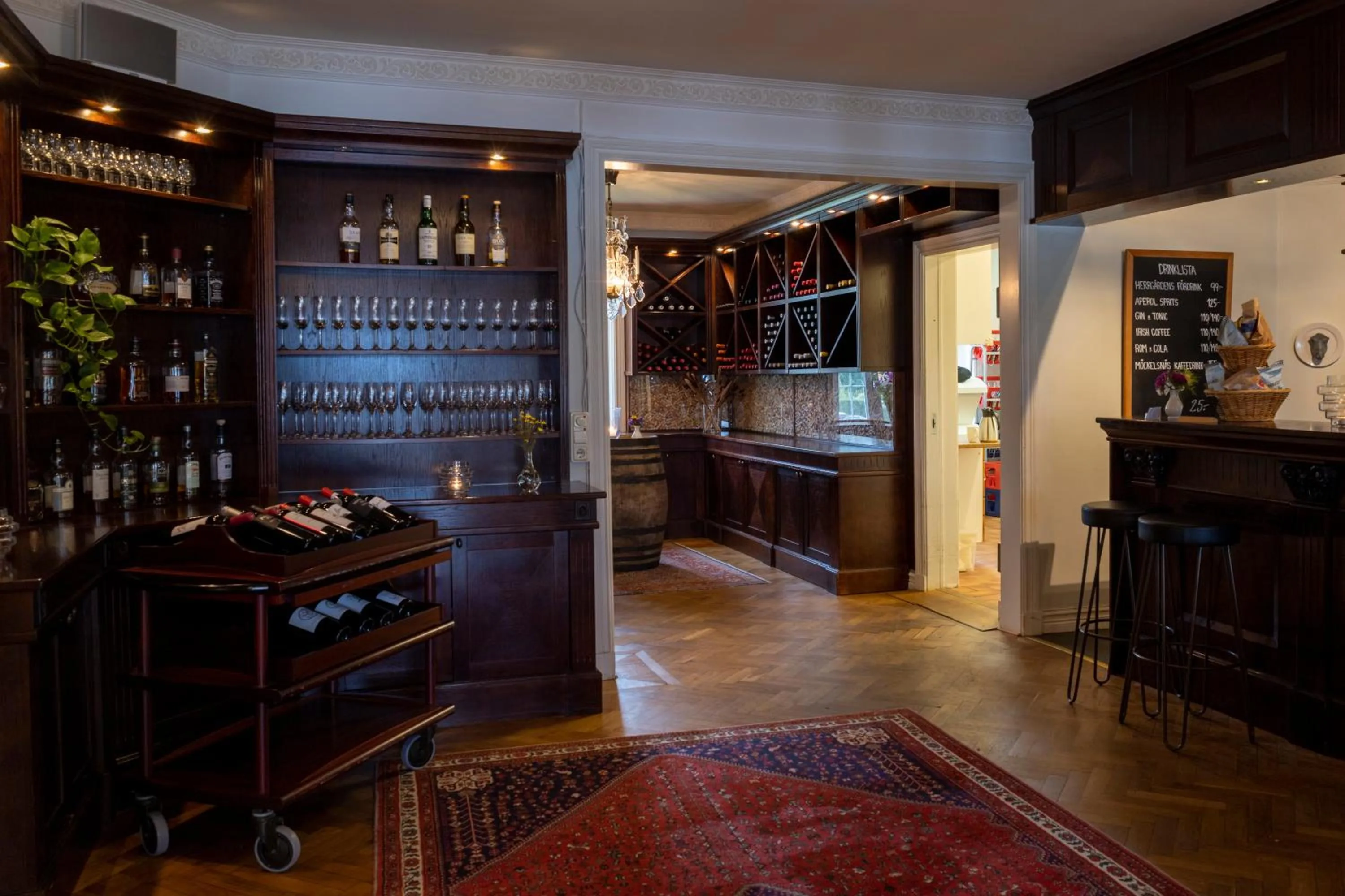 Lounge or bar in Möckelsnäs Herrgård