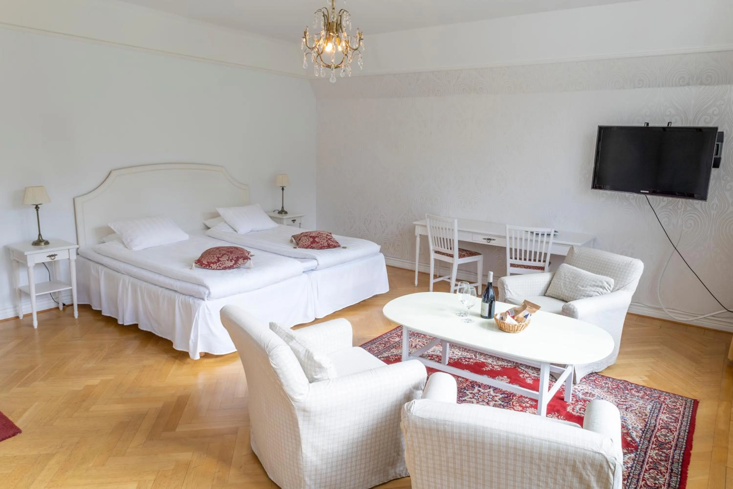 Photo of the whole room, Bed in Möckelsnäs Herrgård