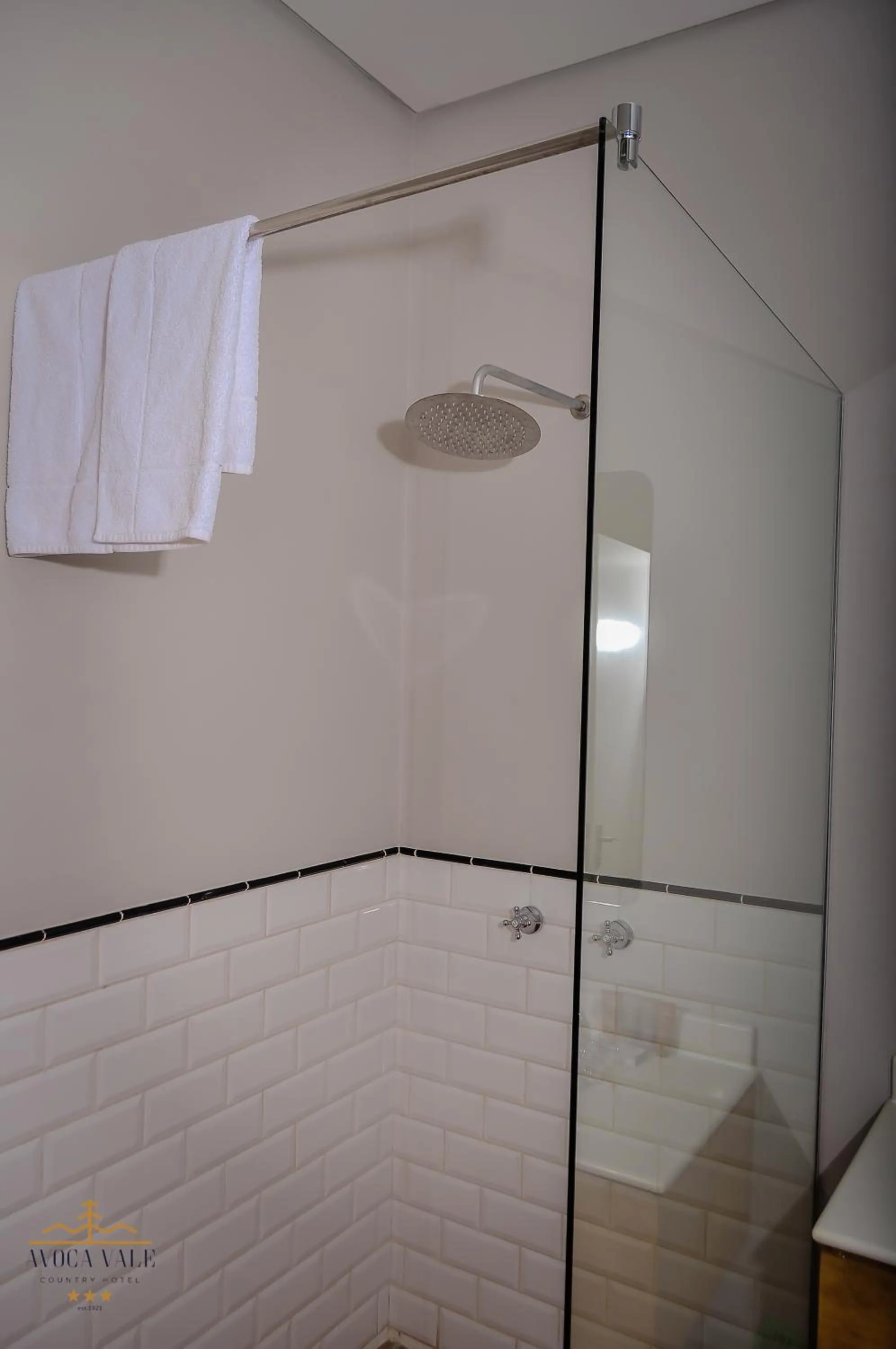 Shower in Avoca Vale Country Hotel