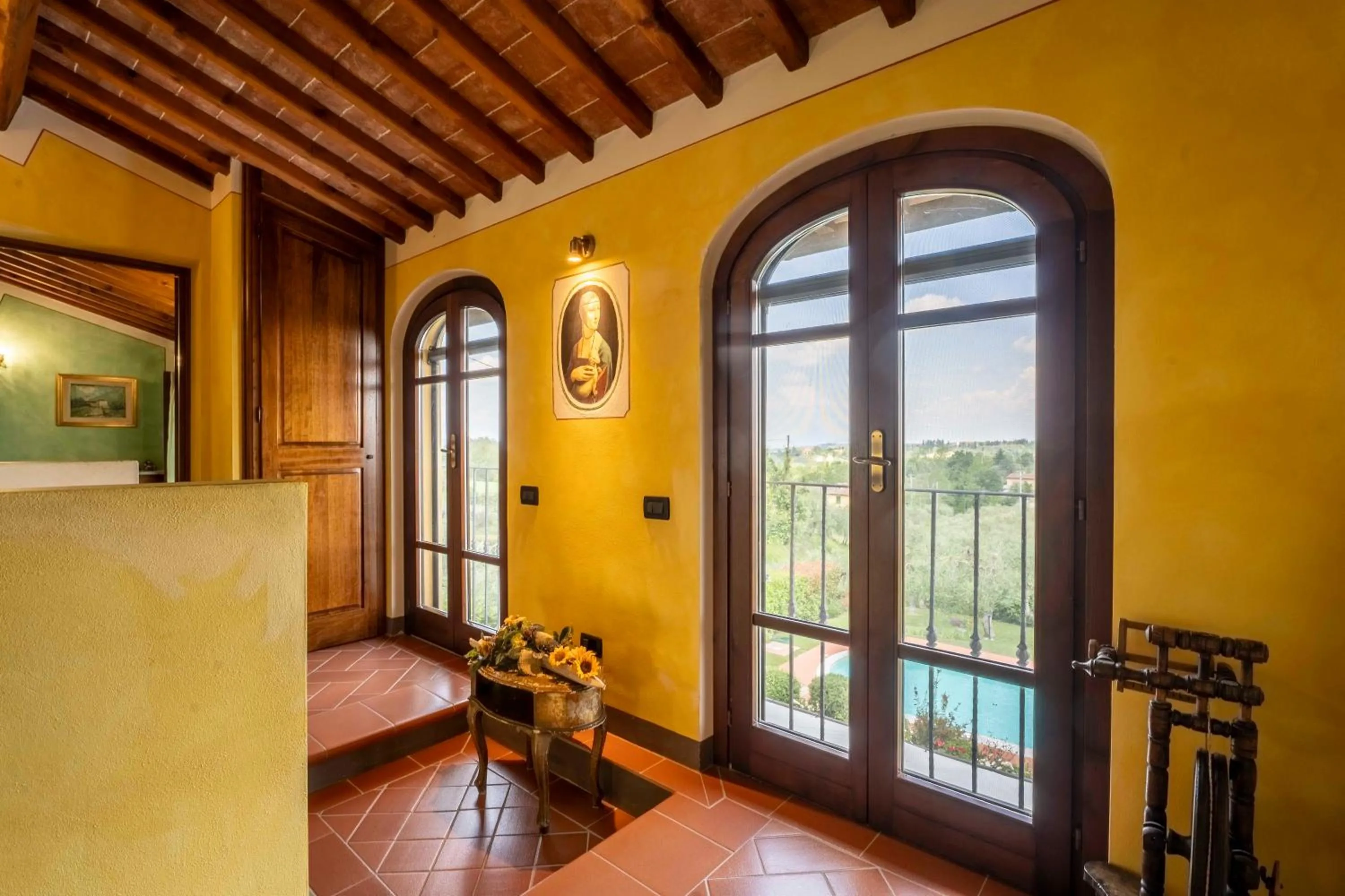 Pool view in Villa Antica Sosta Renai
