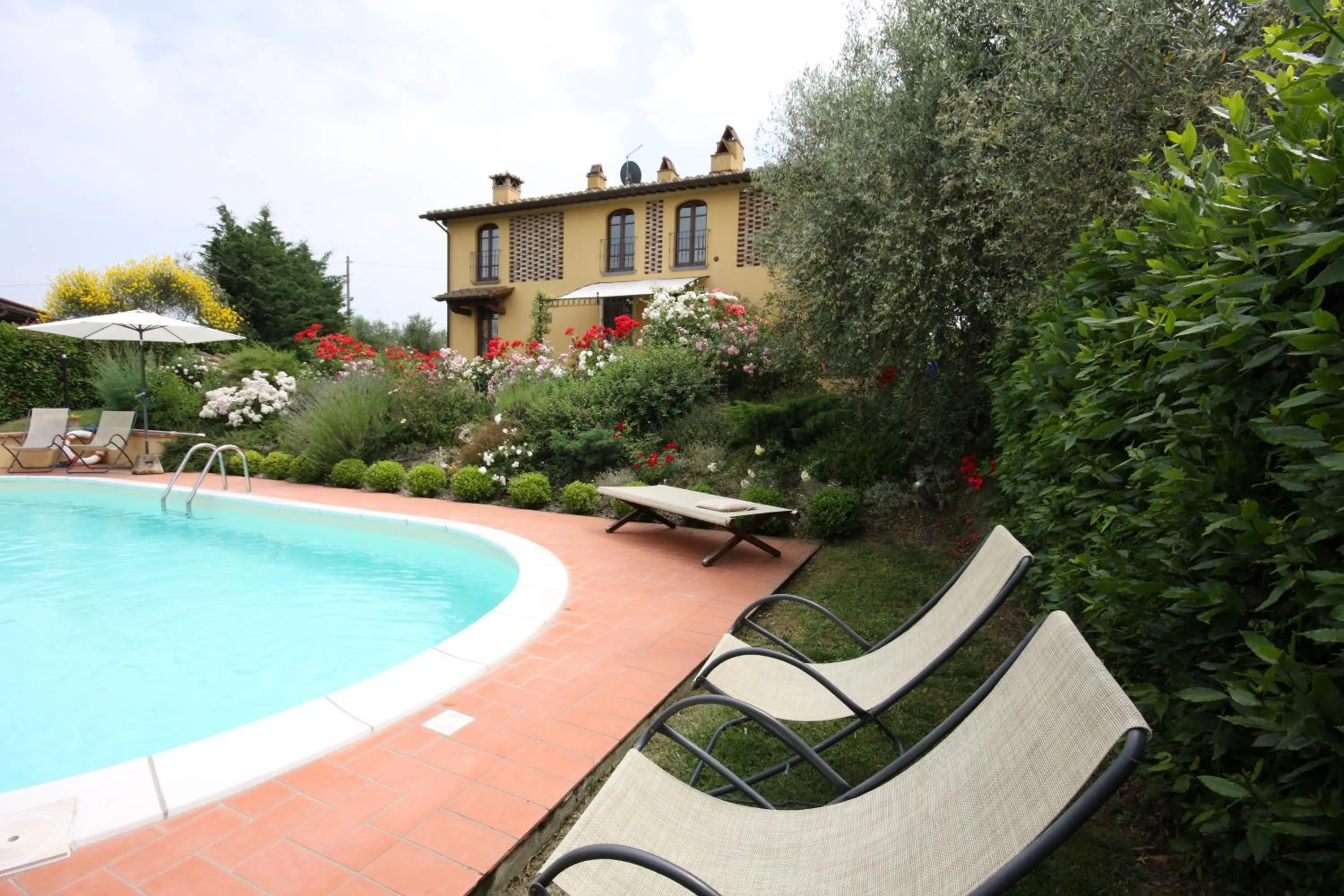 Pool view in Villa Antica Sosta Renai