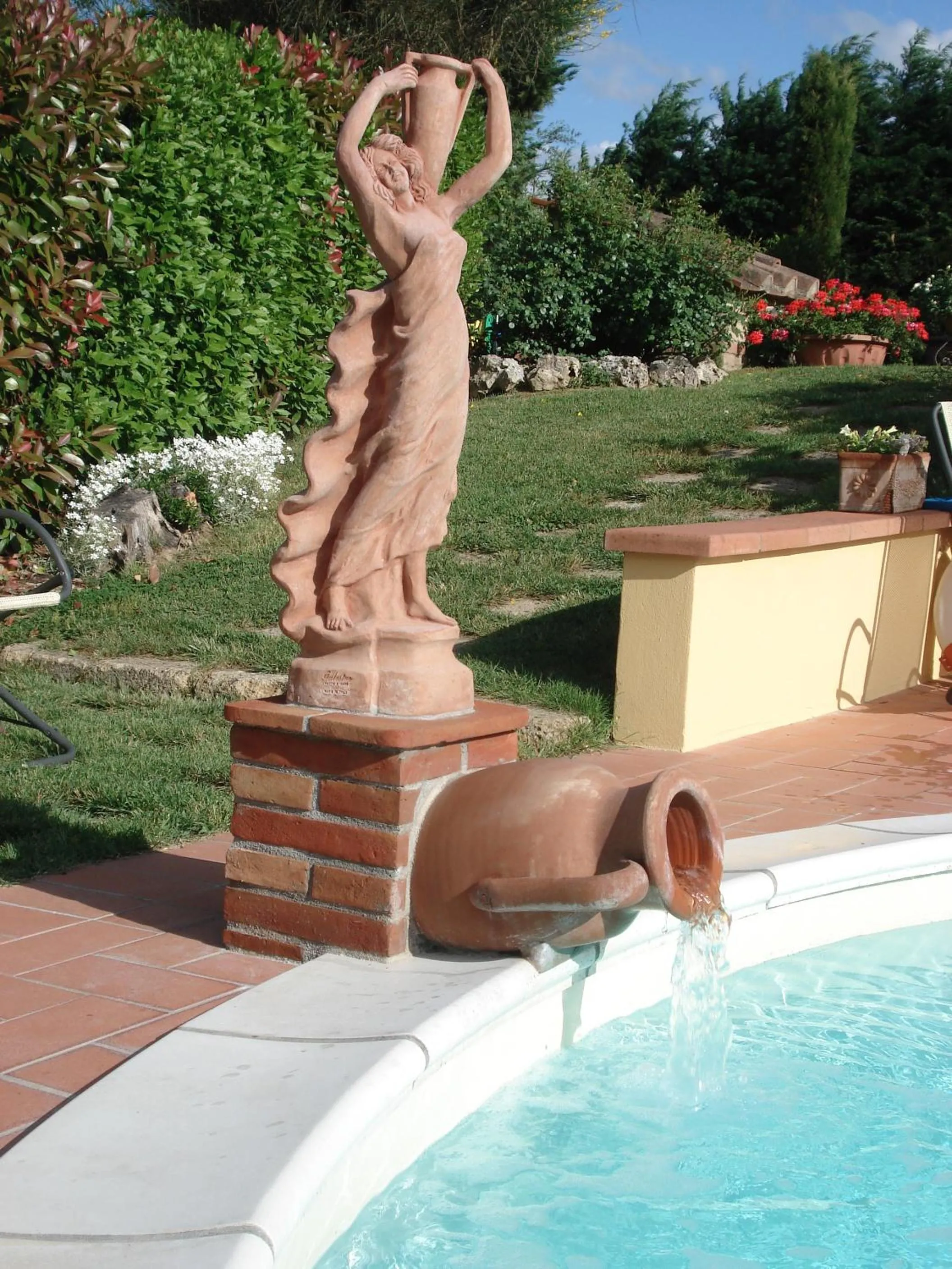 Decorative detail in Villa Antica Sosta Renai