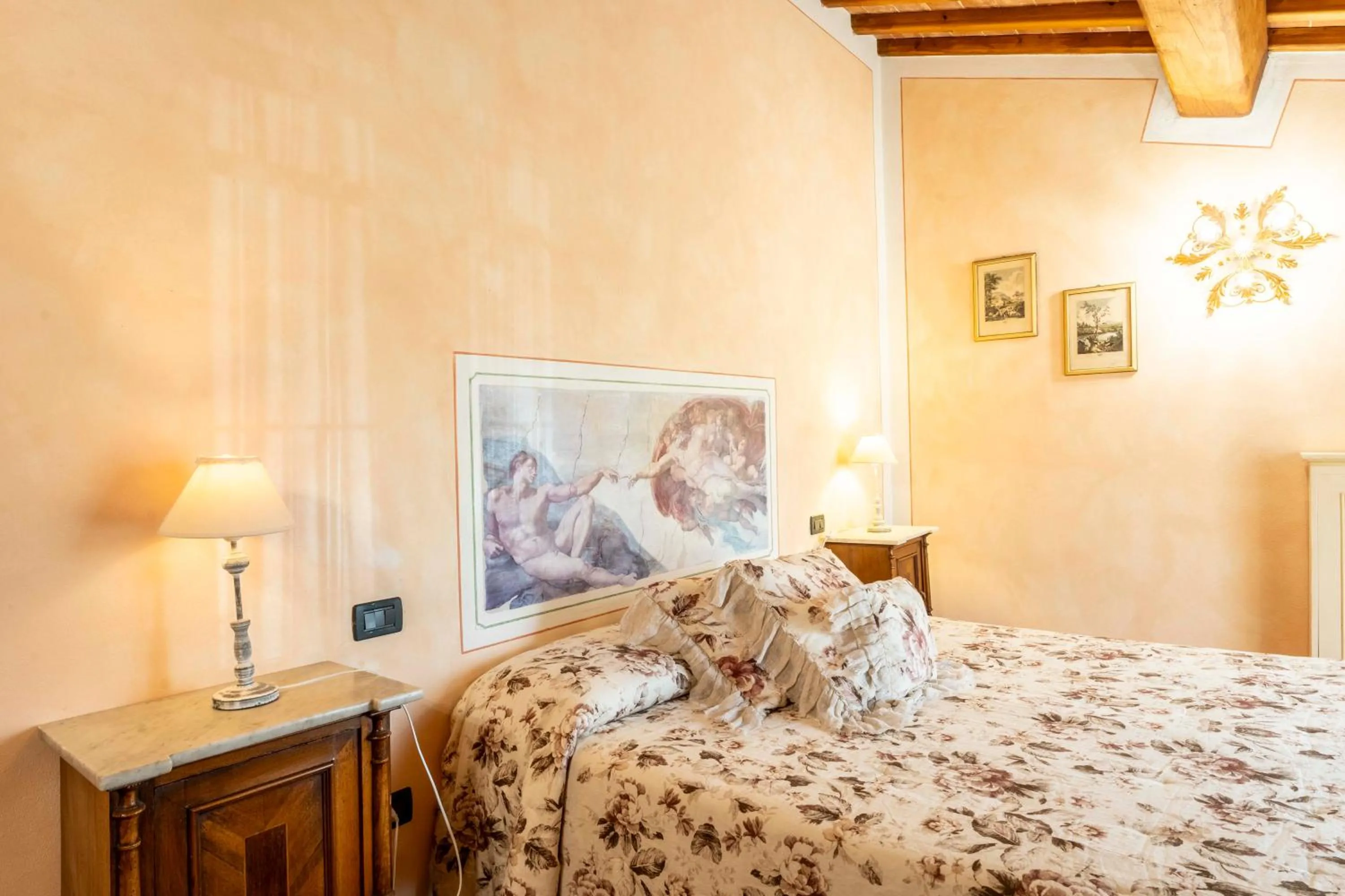 Bedroom, Bed in Villa Antica Sosta Renai