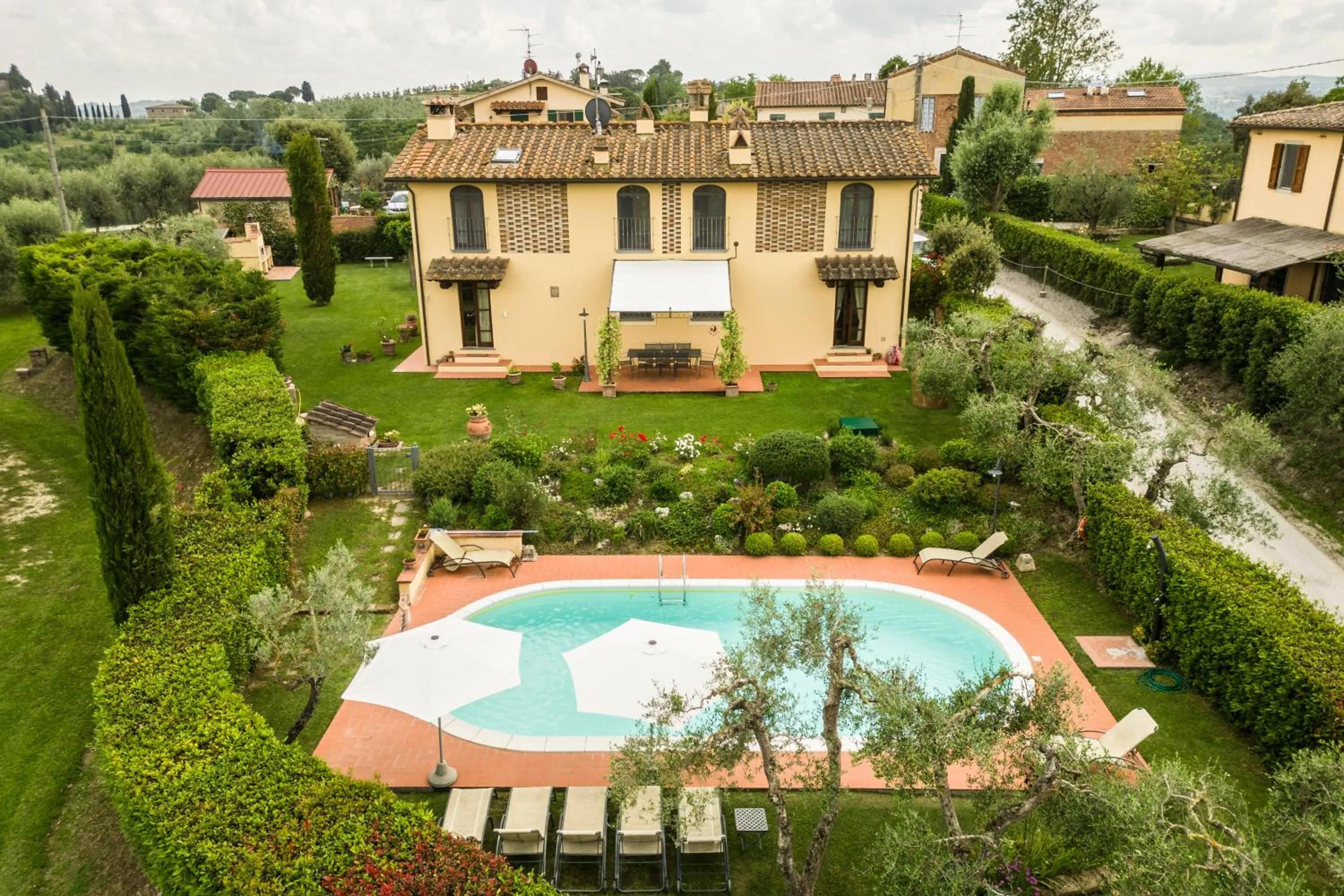Garden in Villa Antica Sosta Renai
