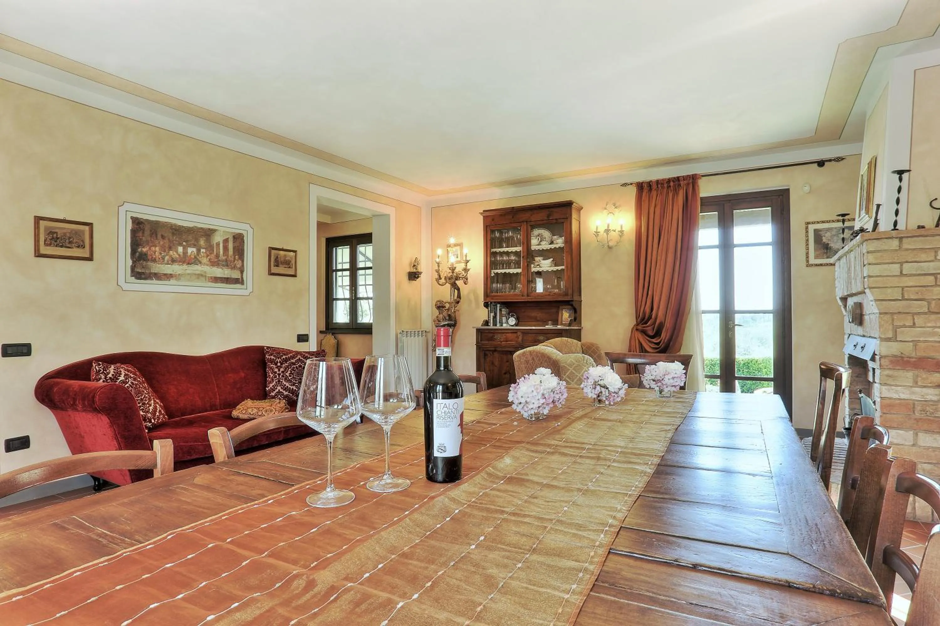 Dining area in Villa Antica Sosta Renai