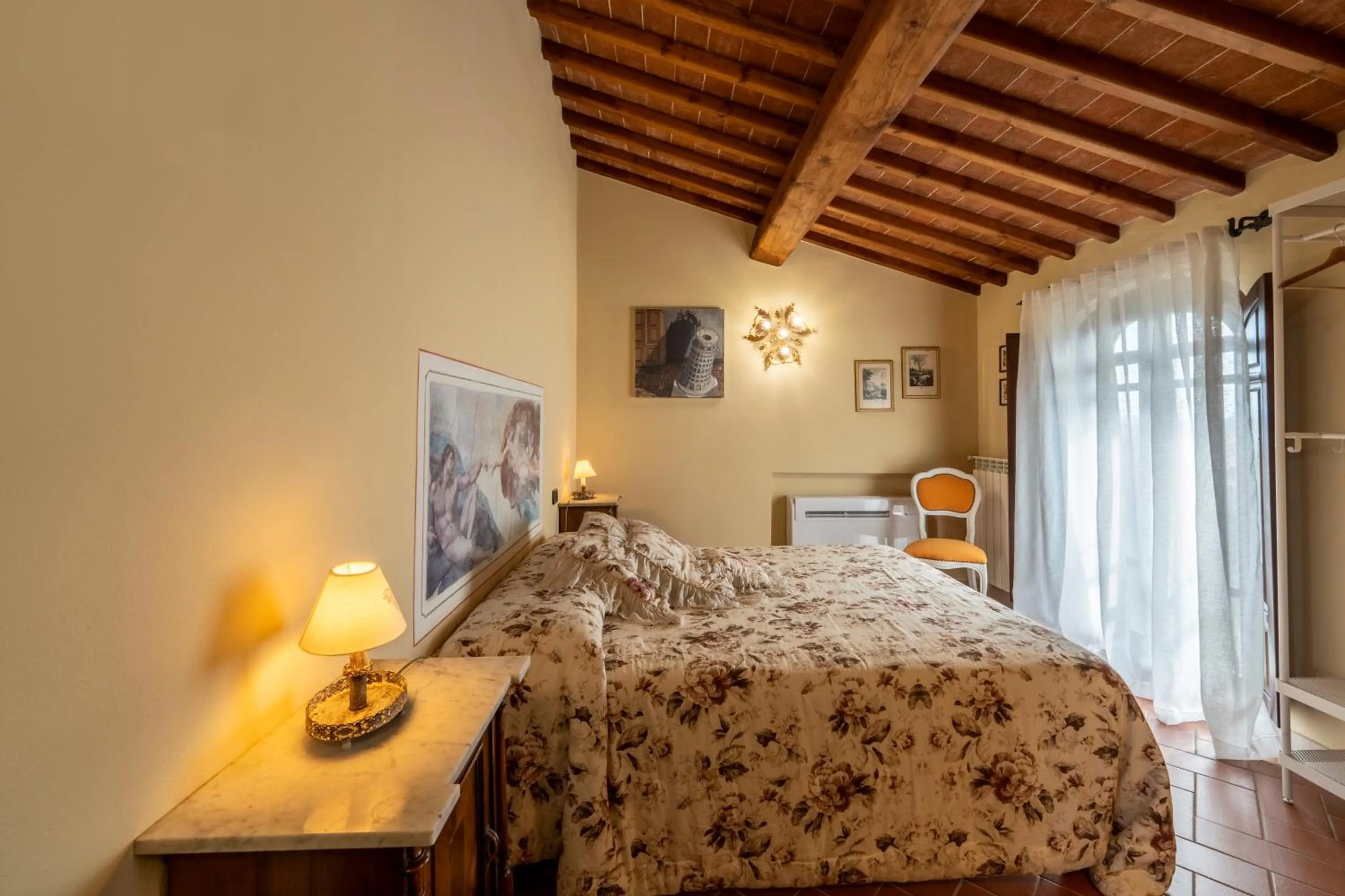 Bedroom, Bed in Villa Antica Sosta Renai