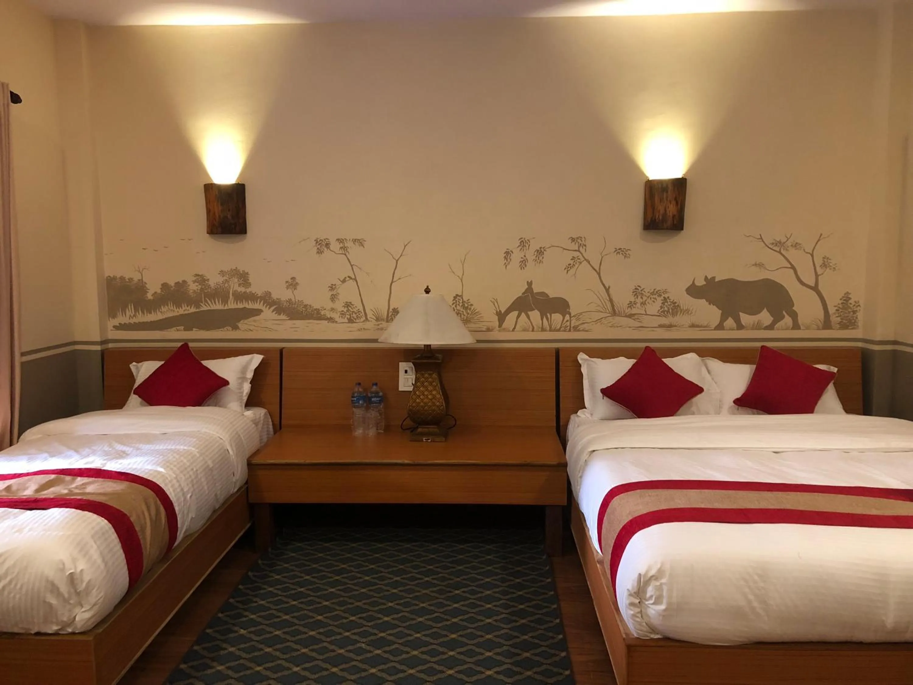 Bedroom, Bed in Jungle Safari Resort