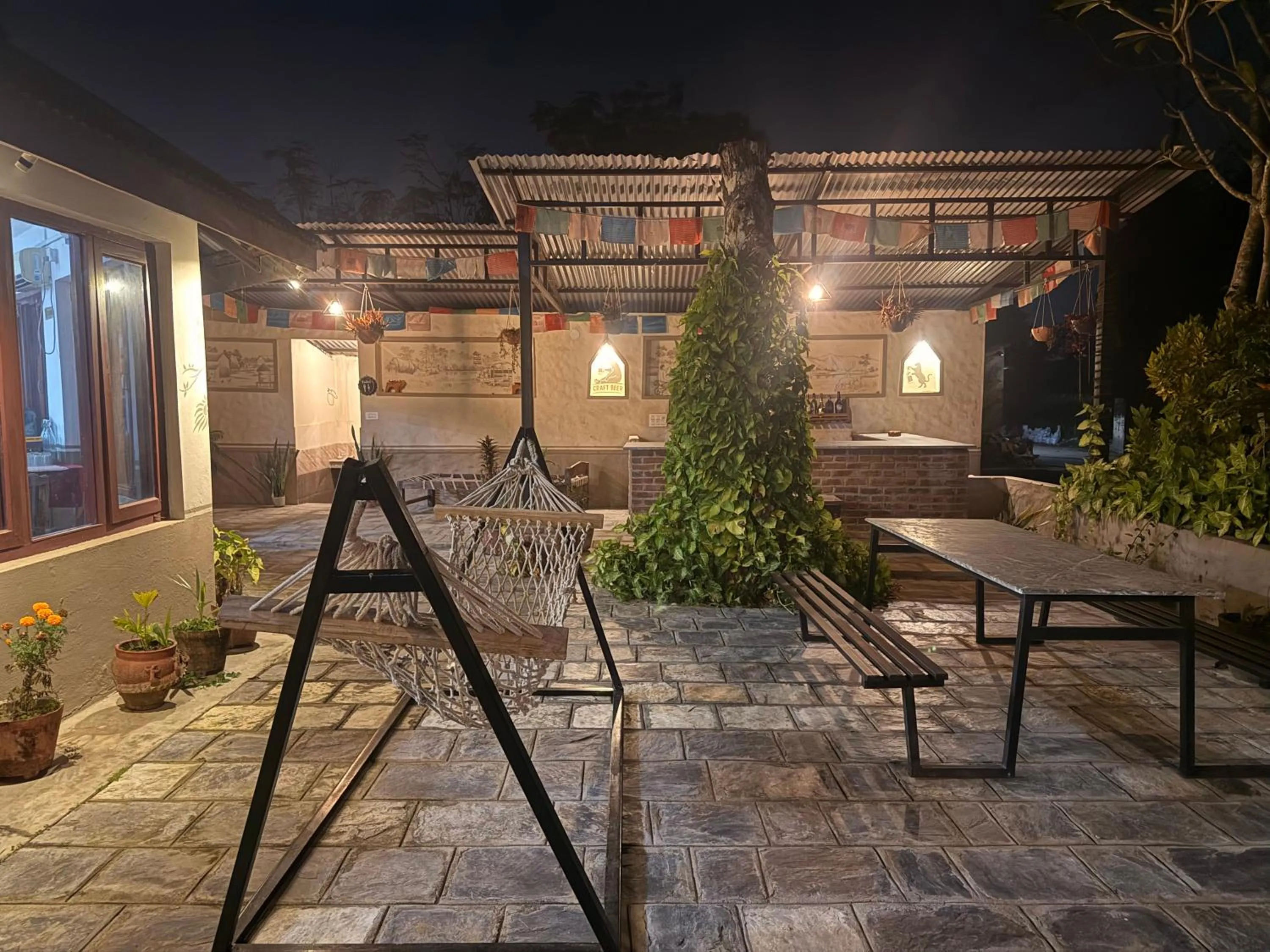 Patio in Jungle Safari Resort