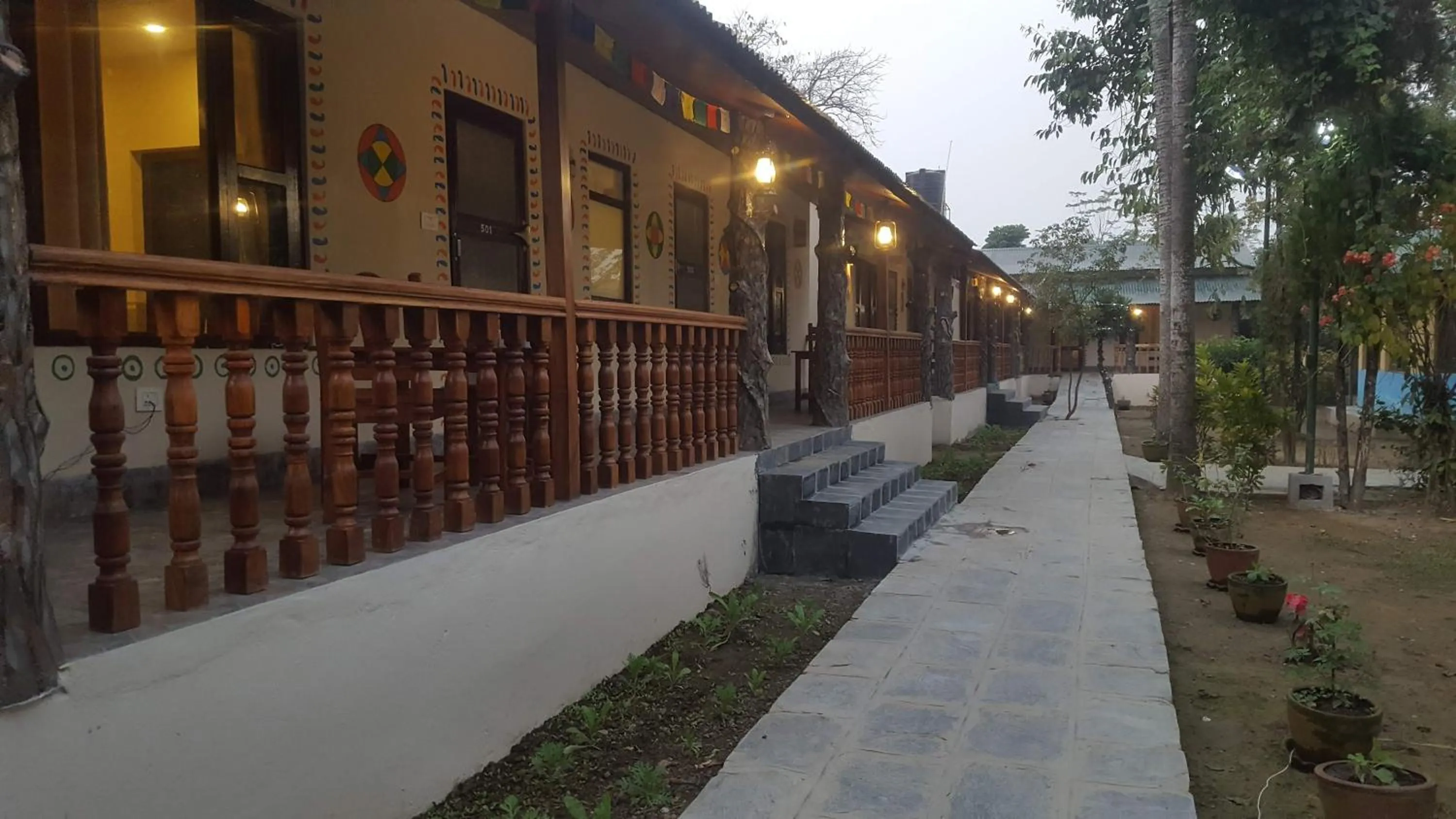 Garden in Jungle Safari Resort