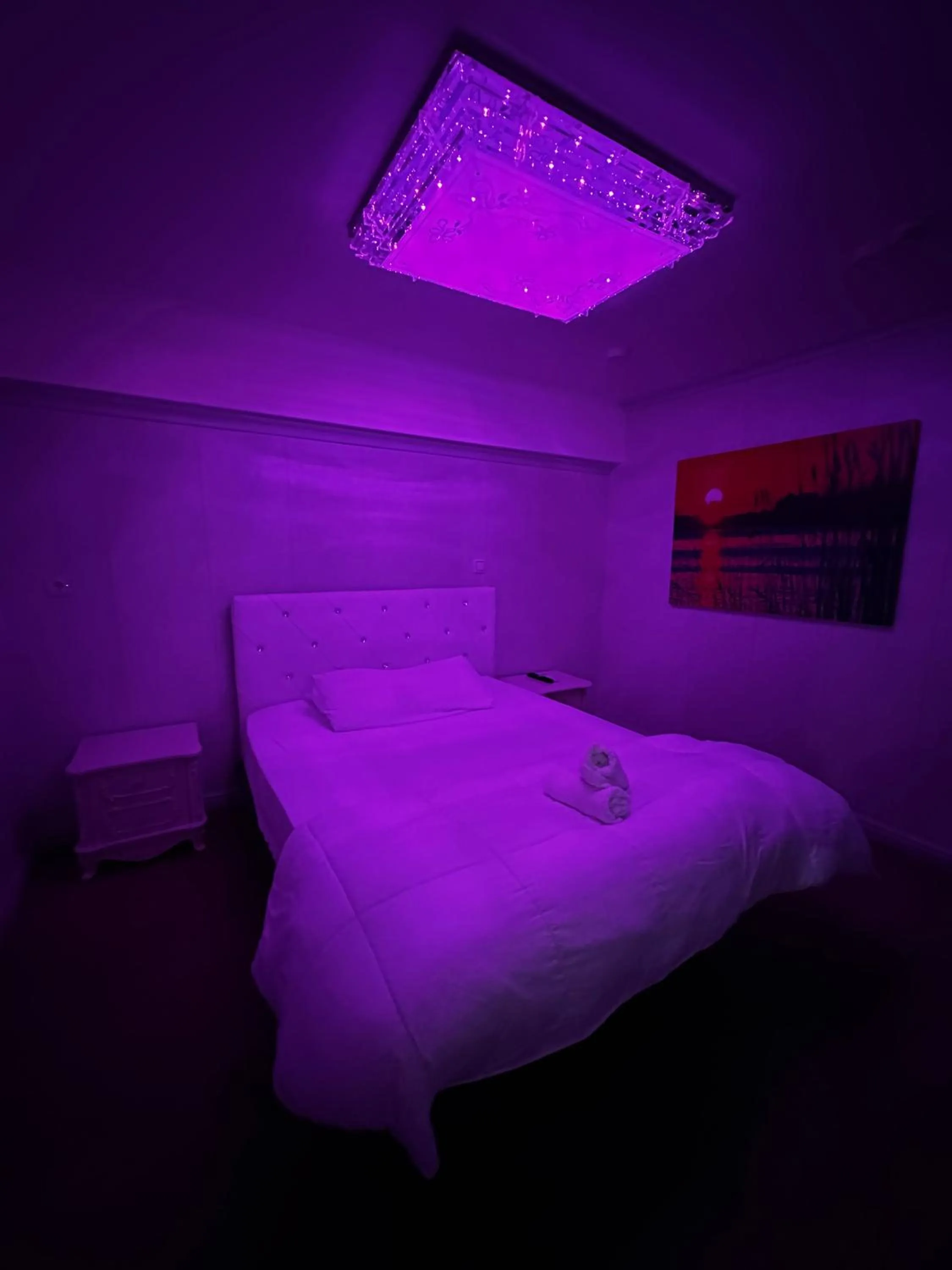 Bed in HOTEL AVIACIOn