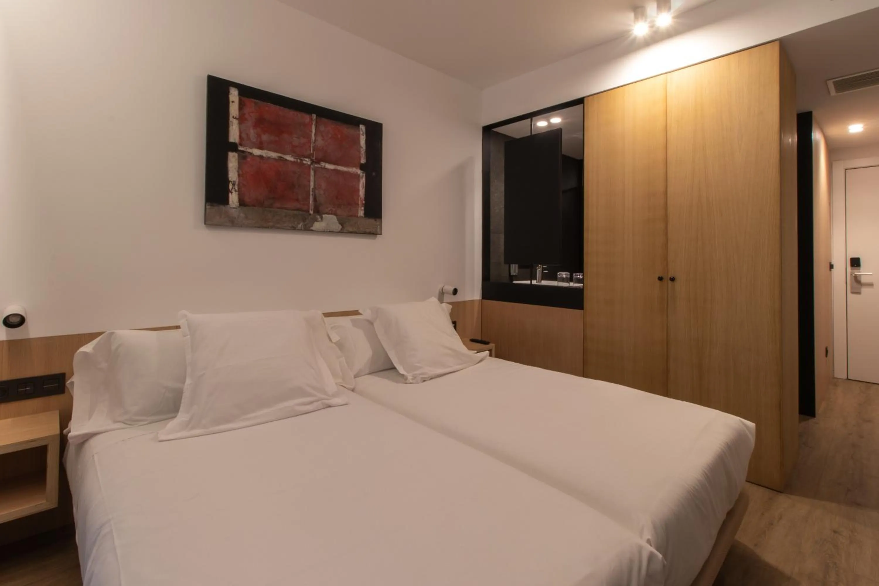 Bed in Hotel Cortabitarte