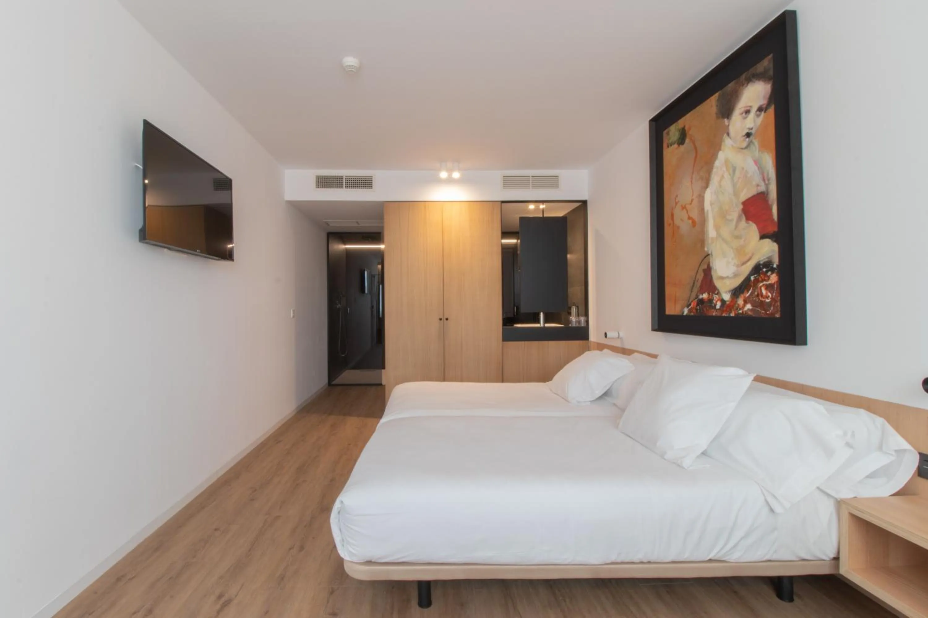 Bed in Hotel Cortabitarte