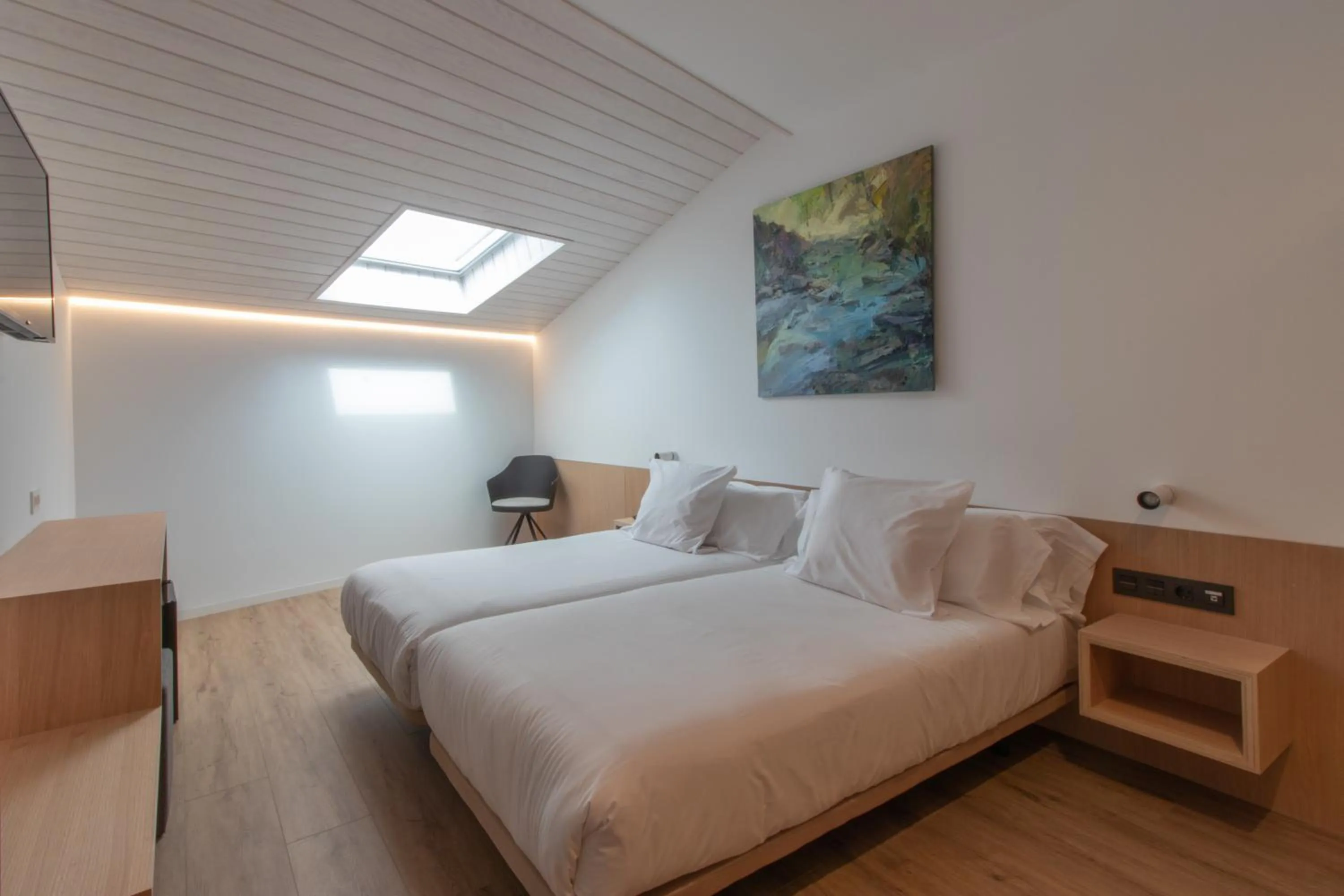 Bed in Hotel Cortabitarte