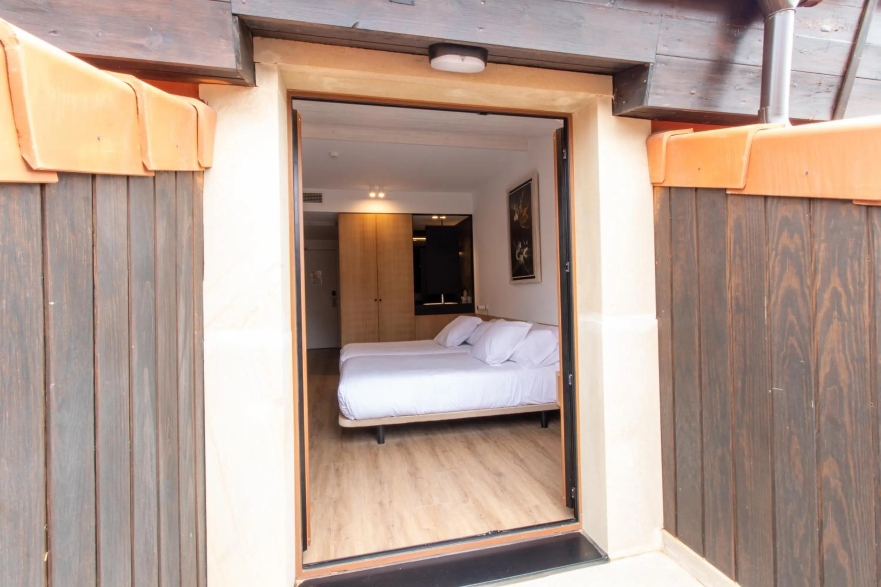 Bed in Hotel Cortabitarte