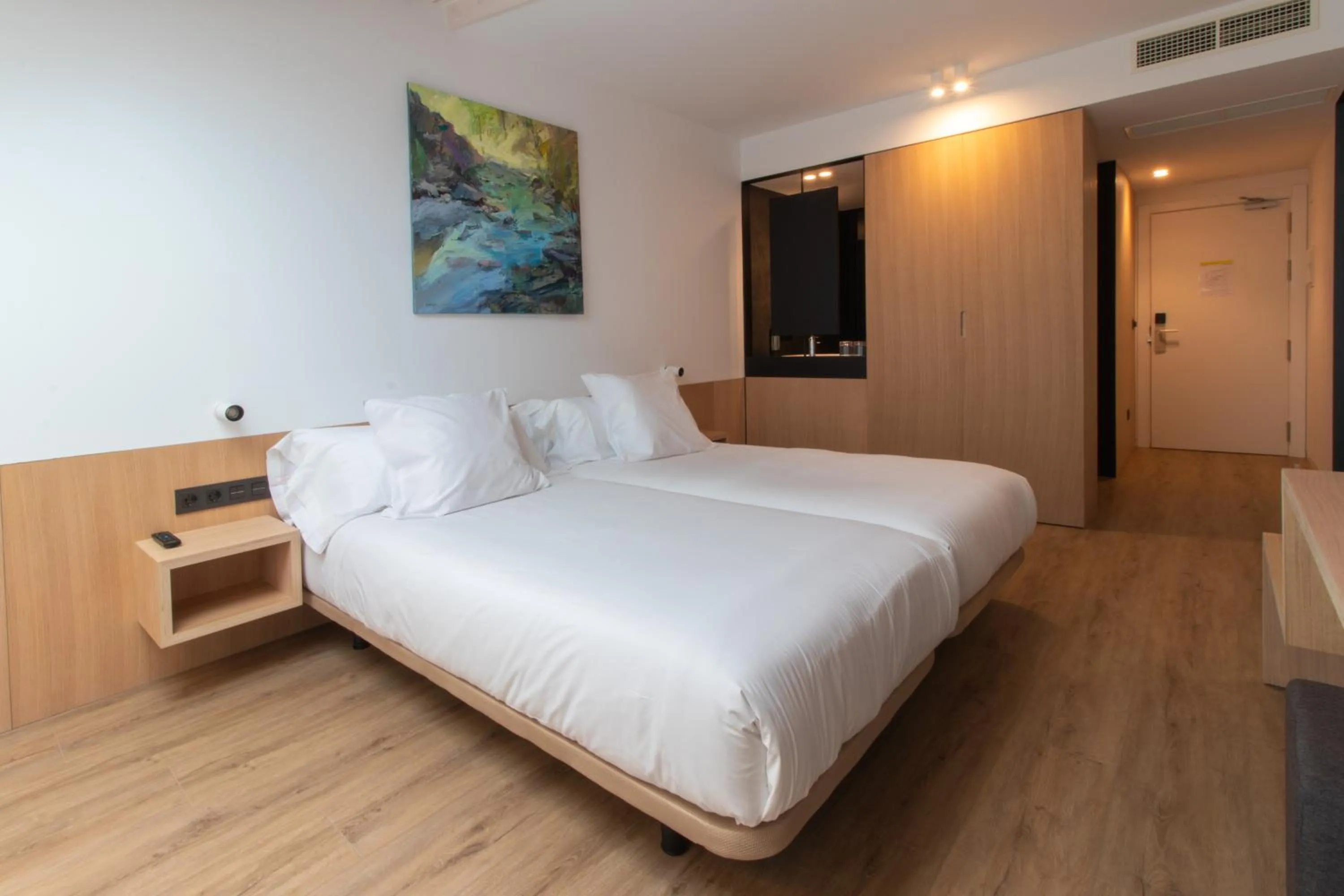 Bed in Hotel Cortabitarte