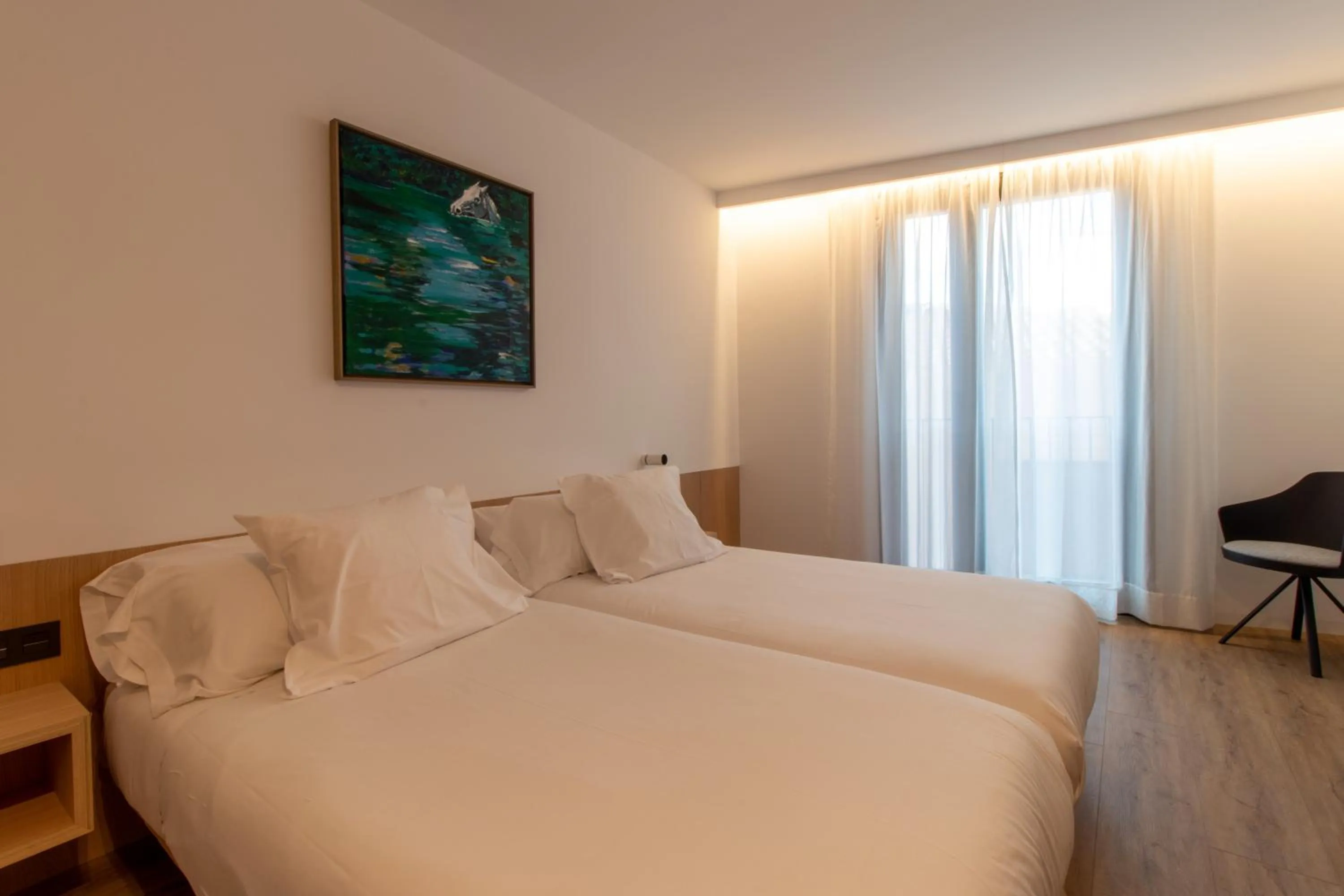 Bed in Hotel Cortabitarte