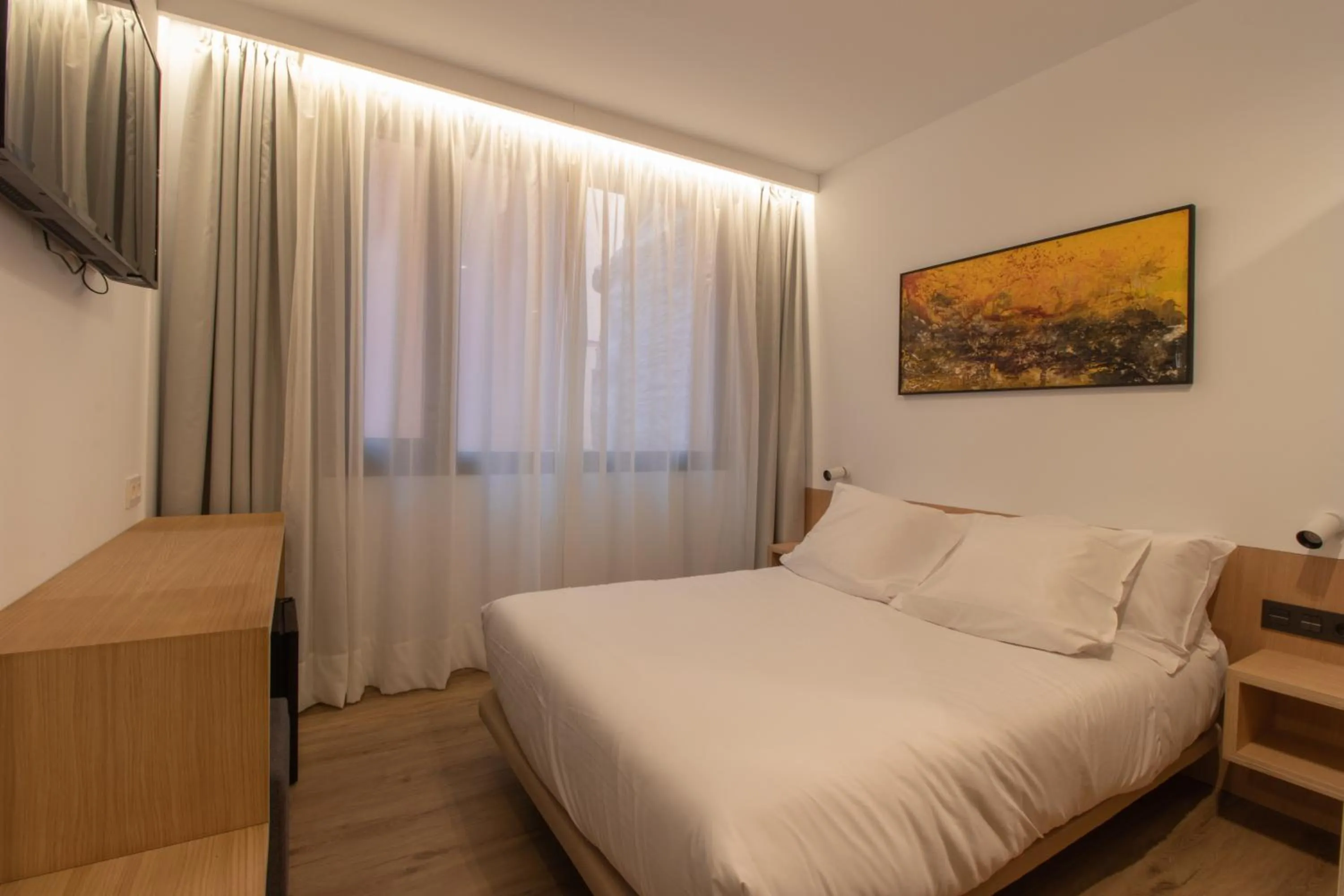 Bed in Hotel Cortabitarte