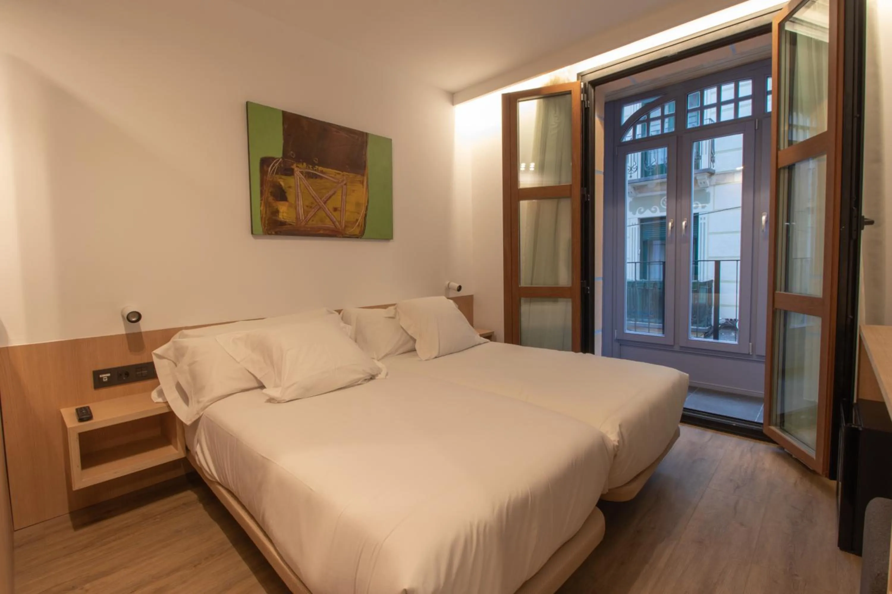 Bed in Hotel Cortabitarte