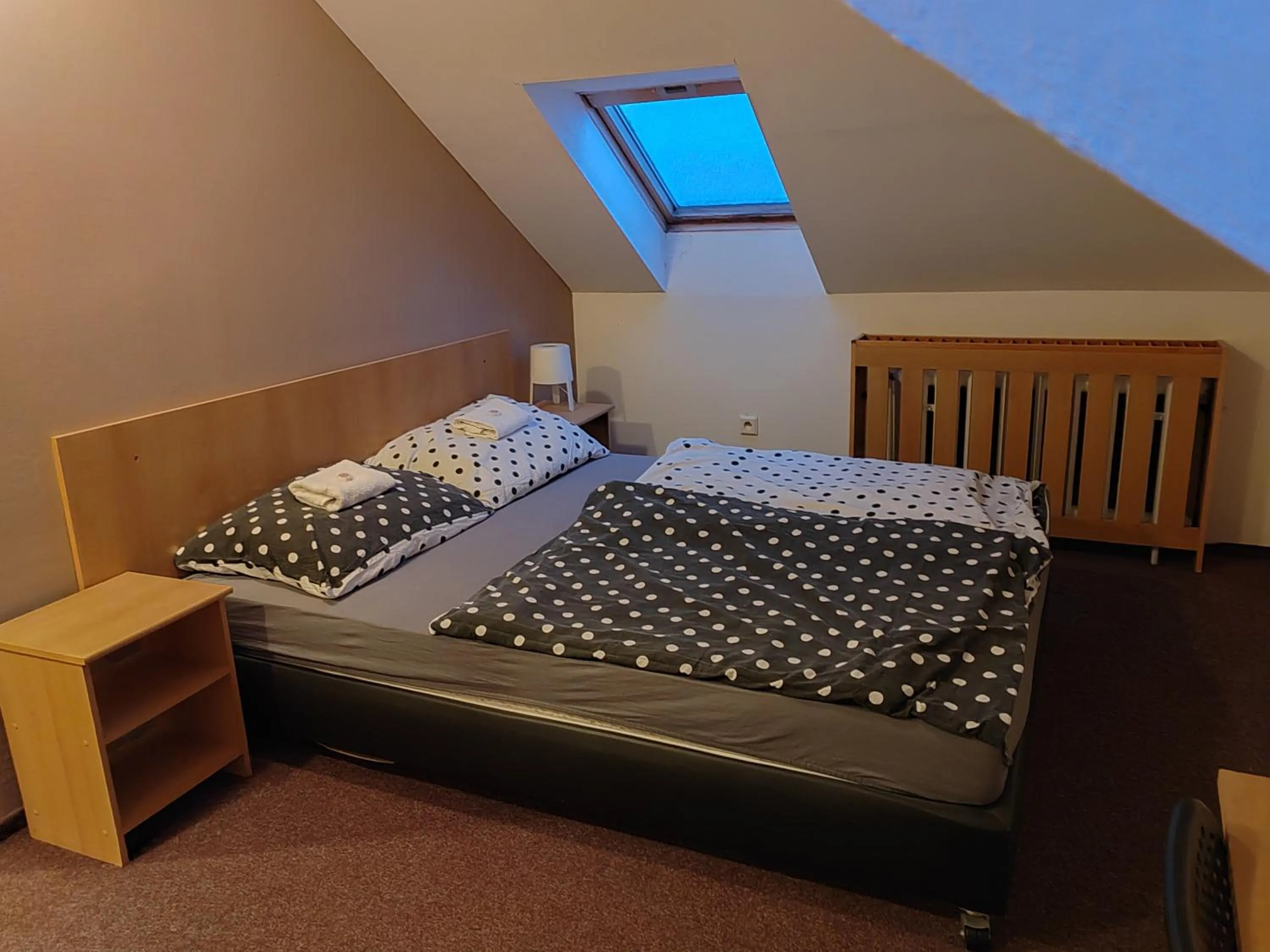 Bed in Hotel Vyhlídka