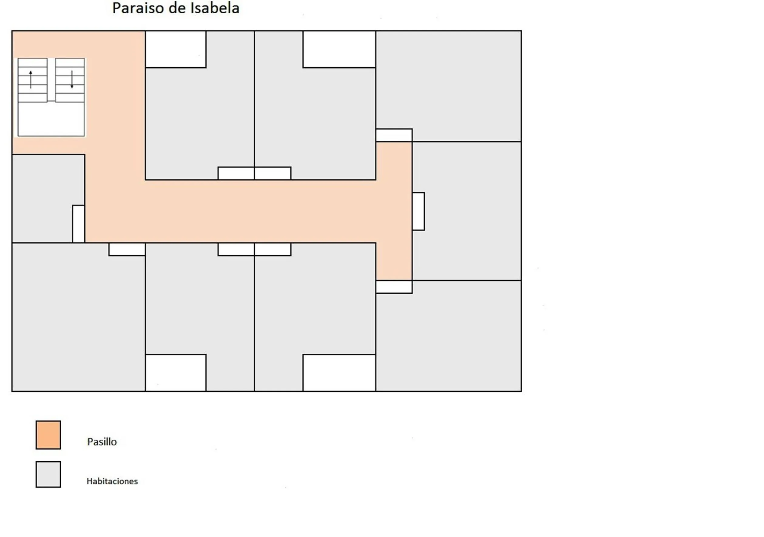 Floor plan in Paraiso de Isabela