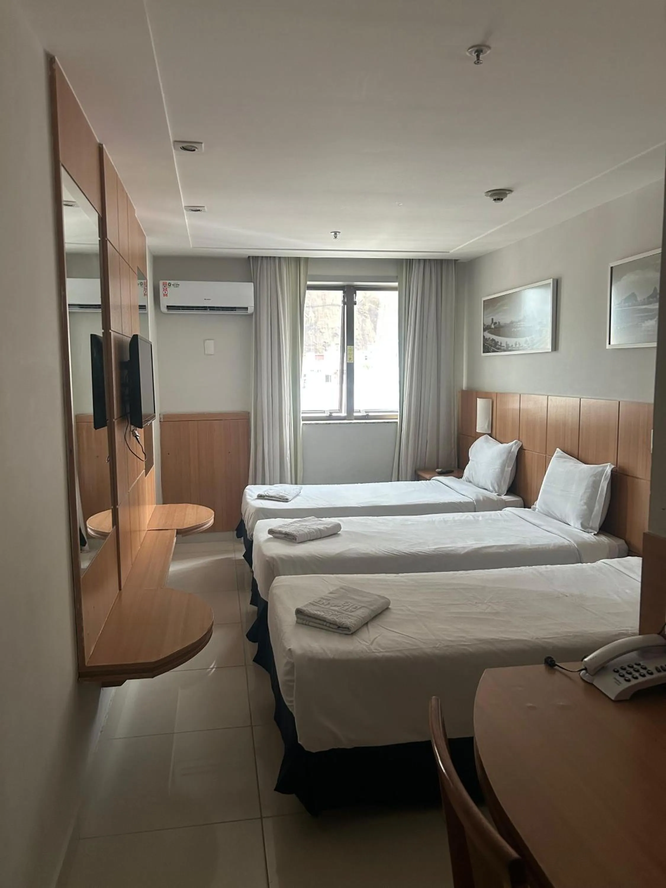 Bed in Hotel Atlântico Rio