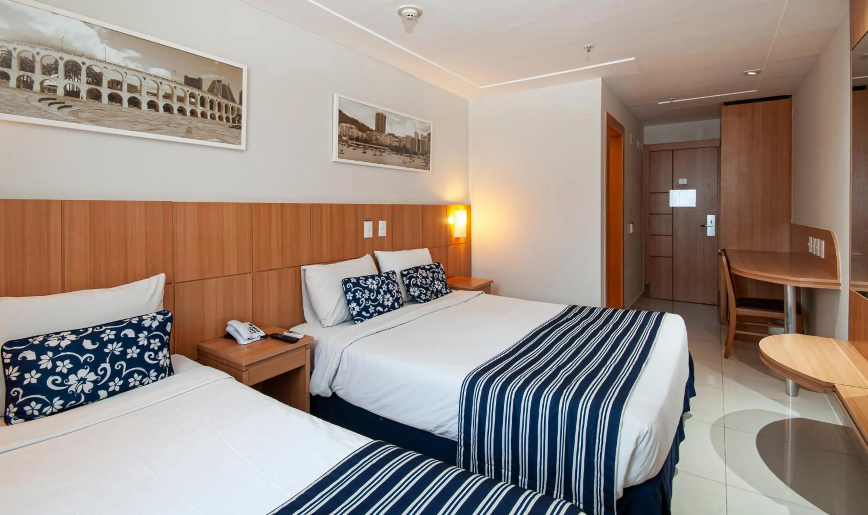 Decorative detail, Bed in Hotel Atlântico Rio