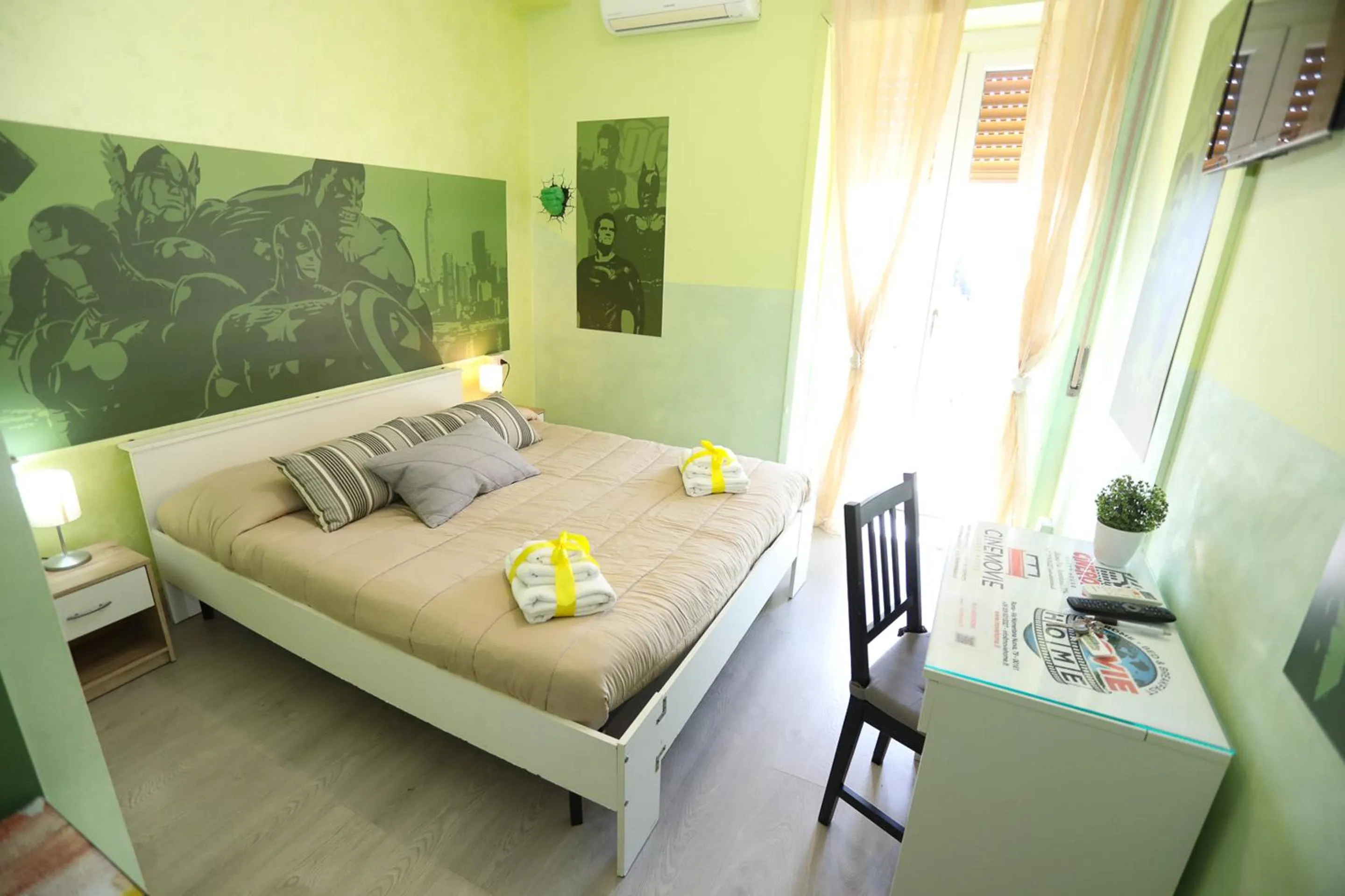 Bed in Movie Home Guesthouse