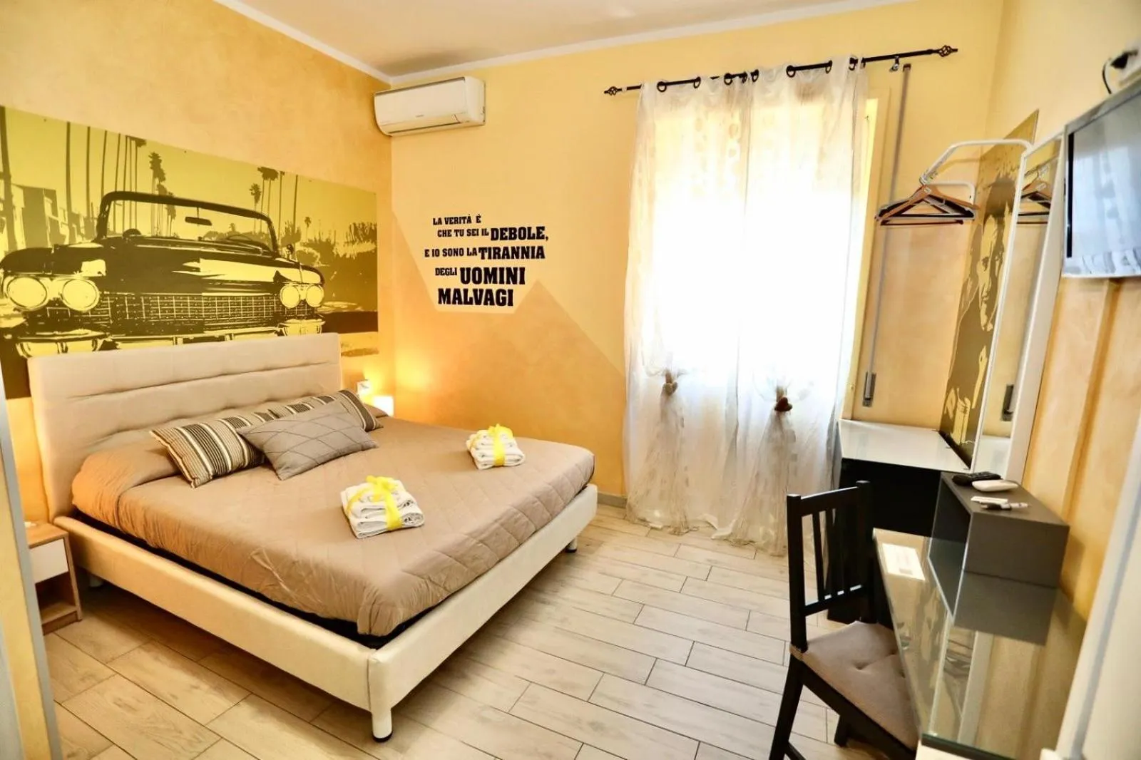 Bed in Movie Home Guesthouse