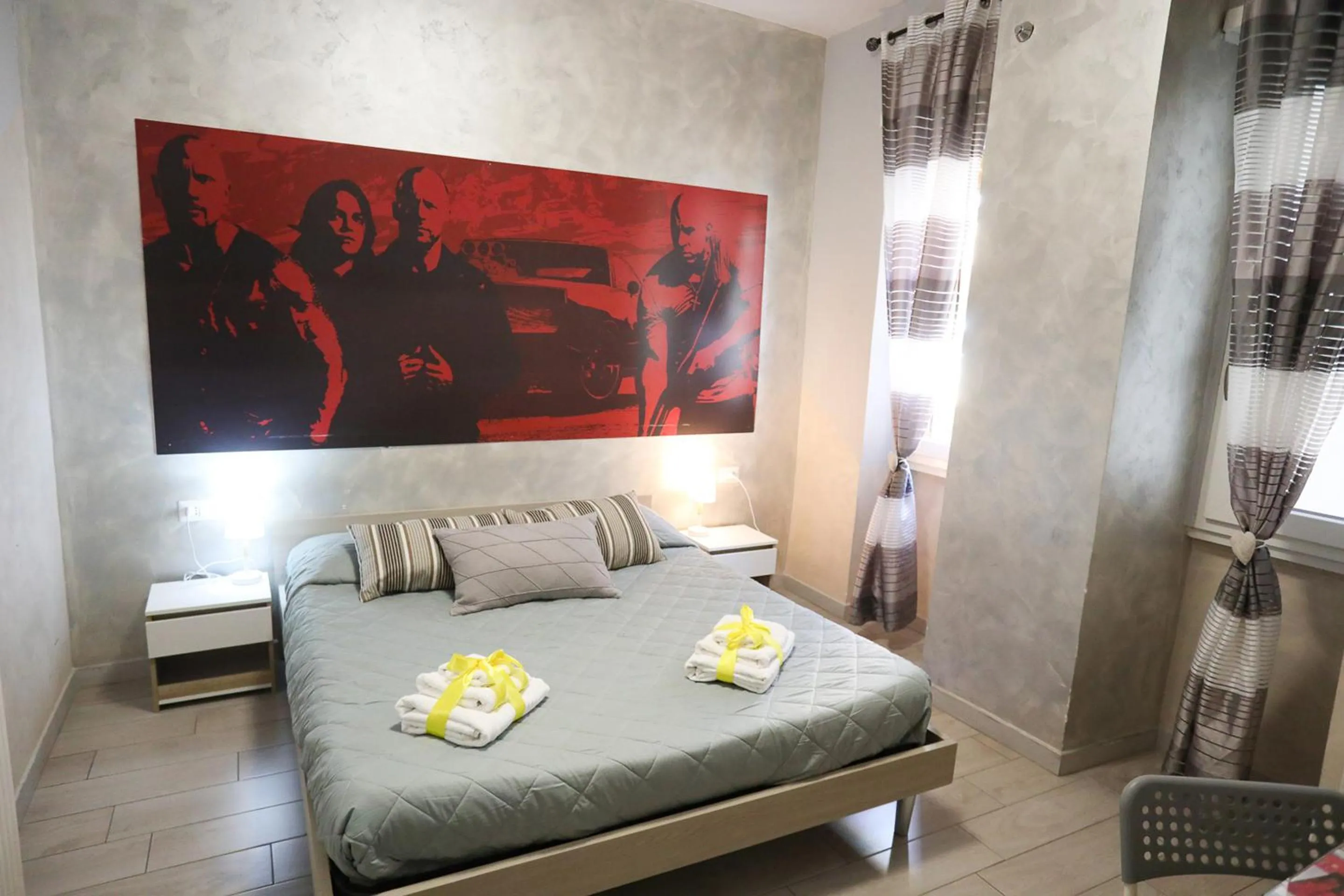 Bed in Movie Home Guesthouse