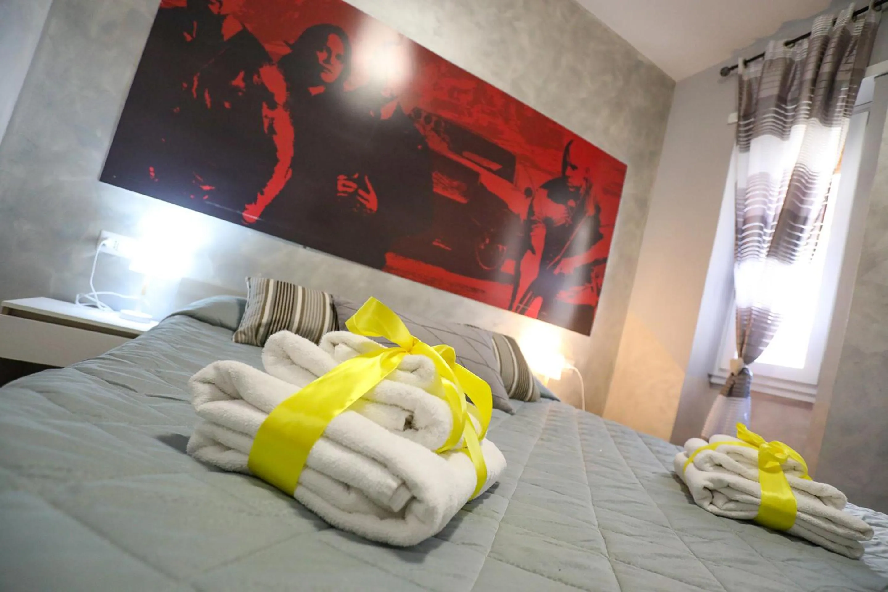 Bed in Movie Home Guesthouse